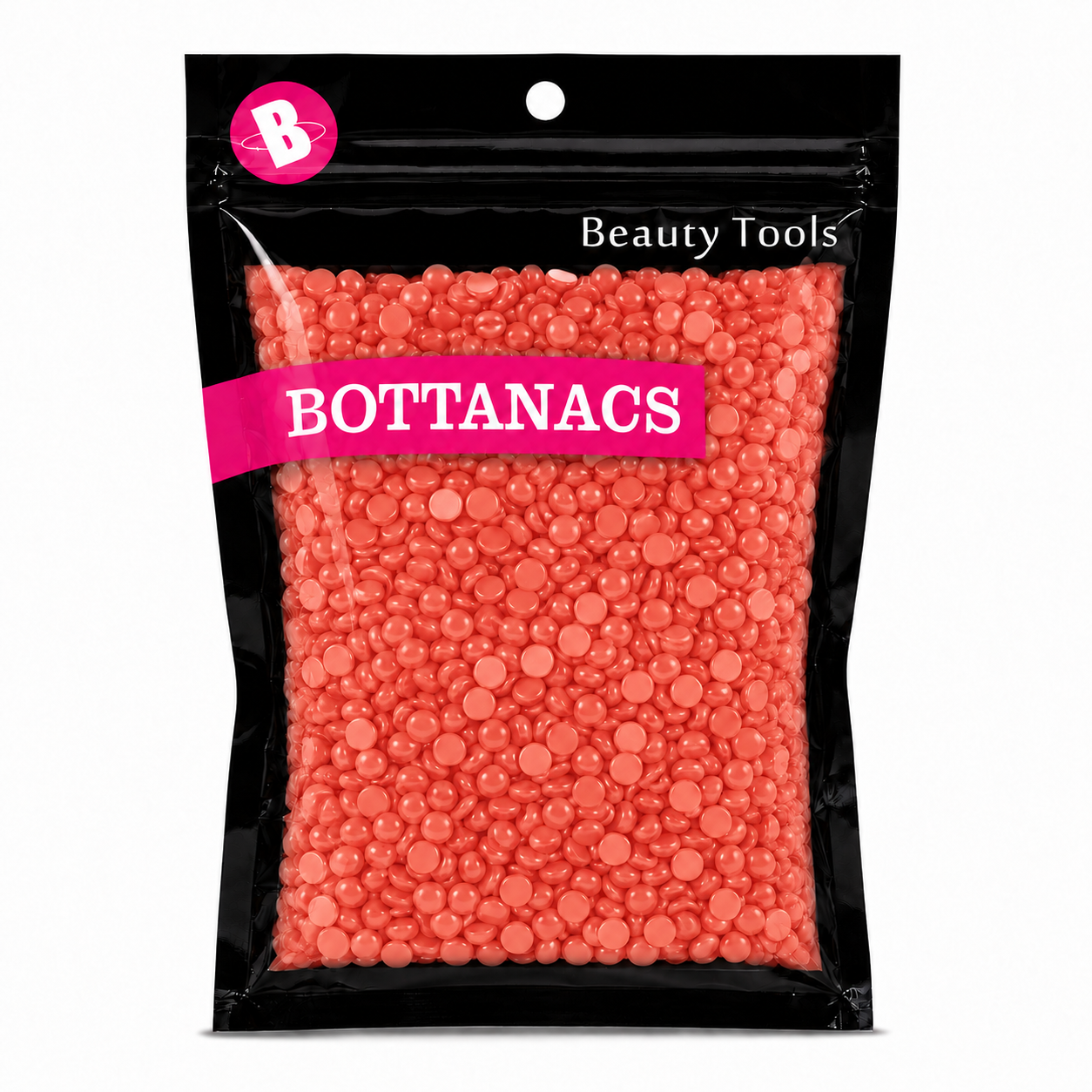 BOTTANACS Orange Hard Wax Beans – Stripless Hair Removal Wax Beads for Face & Body