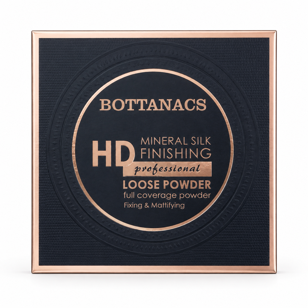 BOTTANACS HD Mineral Silk Finishing Loose Powder – Oil Control Matte Setting Powder, Shade 01