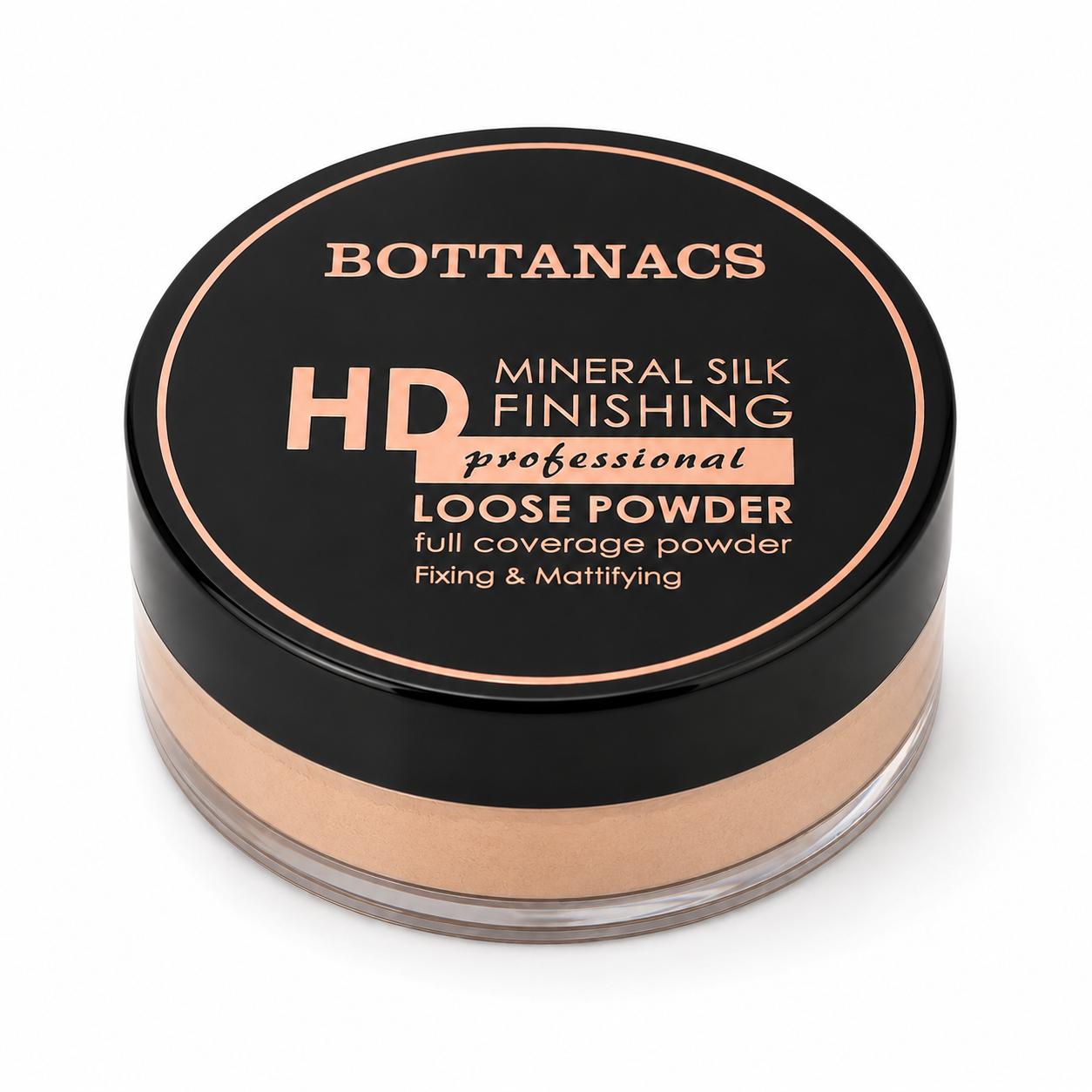 BOTTANACS HD Mineral Silk Finishing Loose Powder – Oil Control Matte Setting Powder, Shade 02