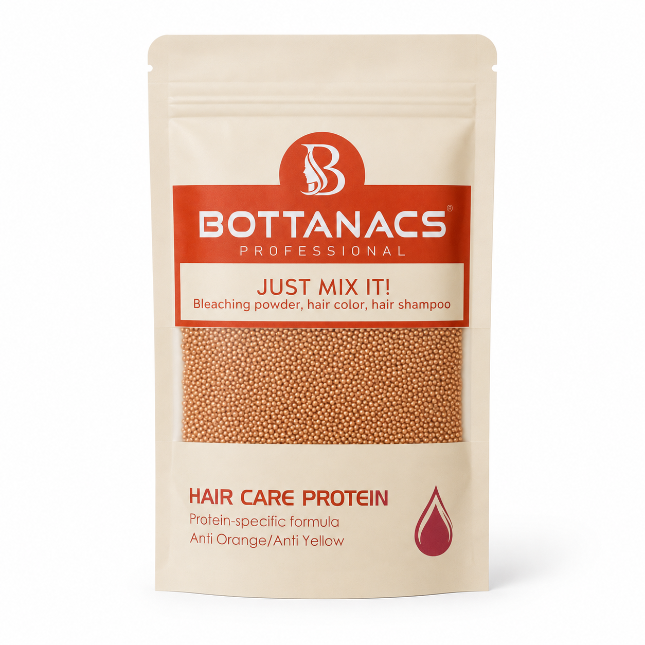 BOTTANACS Professional Hair Care Protein Golden Balls – Anti-Breakage Additive for Bleach, Hair Color & Shampoo – 100g