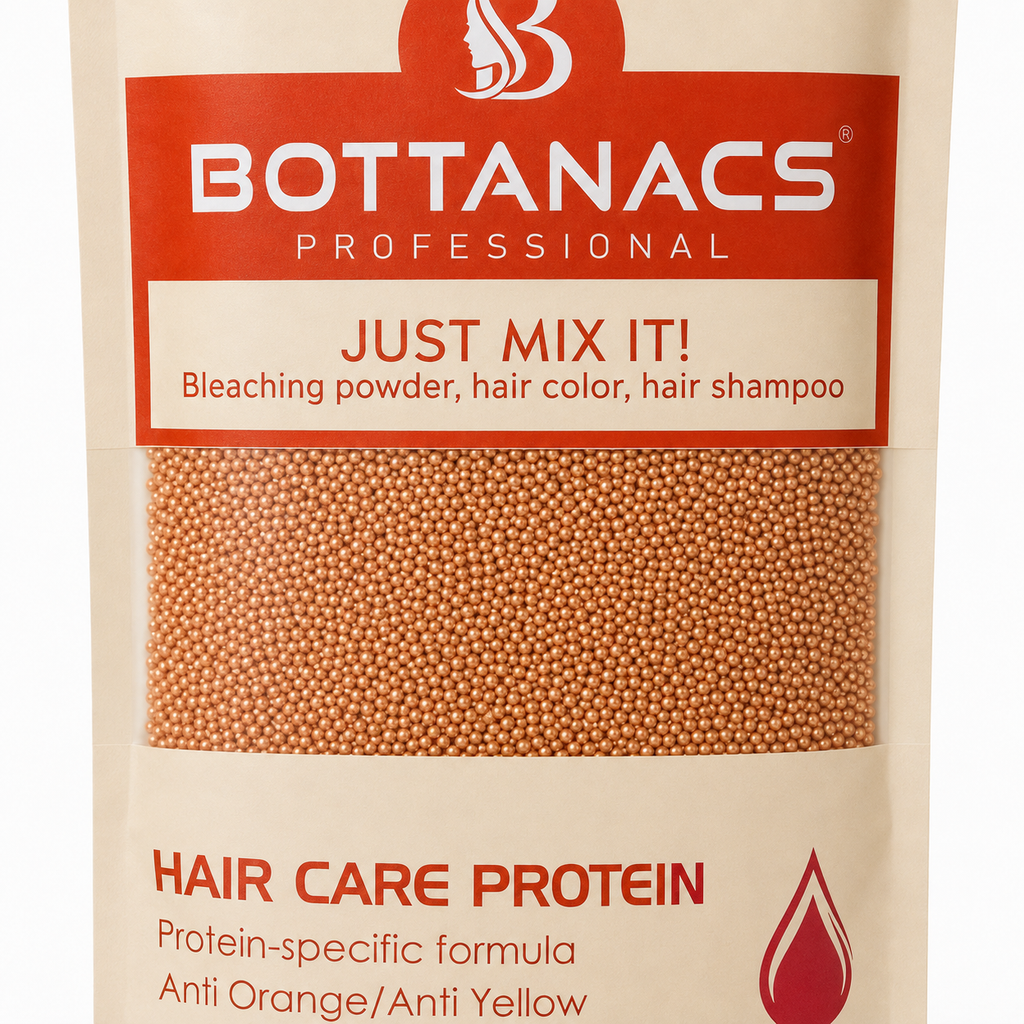 BOTTANACS Professional Hair Care Protein Golden Balls – Anti-Breakage Additive for Bleach, Hair Color & Shampoo – 100g