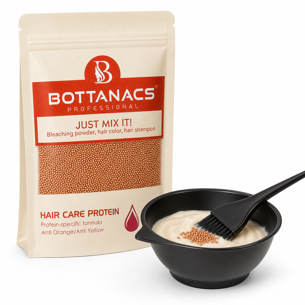 BOTTANACS Professional Hair Care Protein Golden Balls – Anti-Breakage Additive for Bleach, Hair Color & Shampoo – 100g