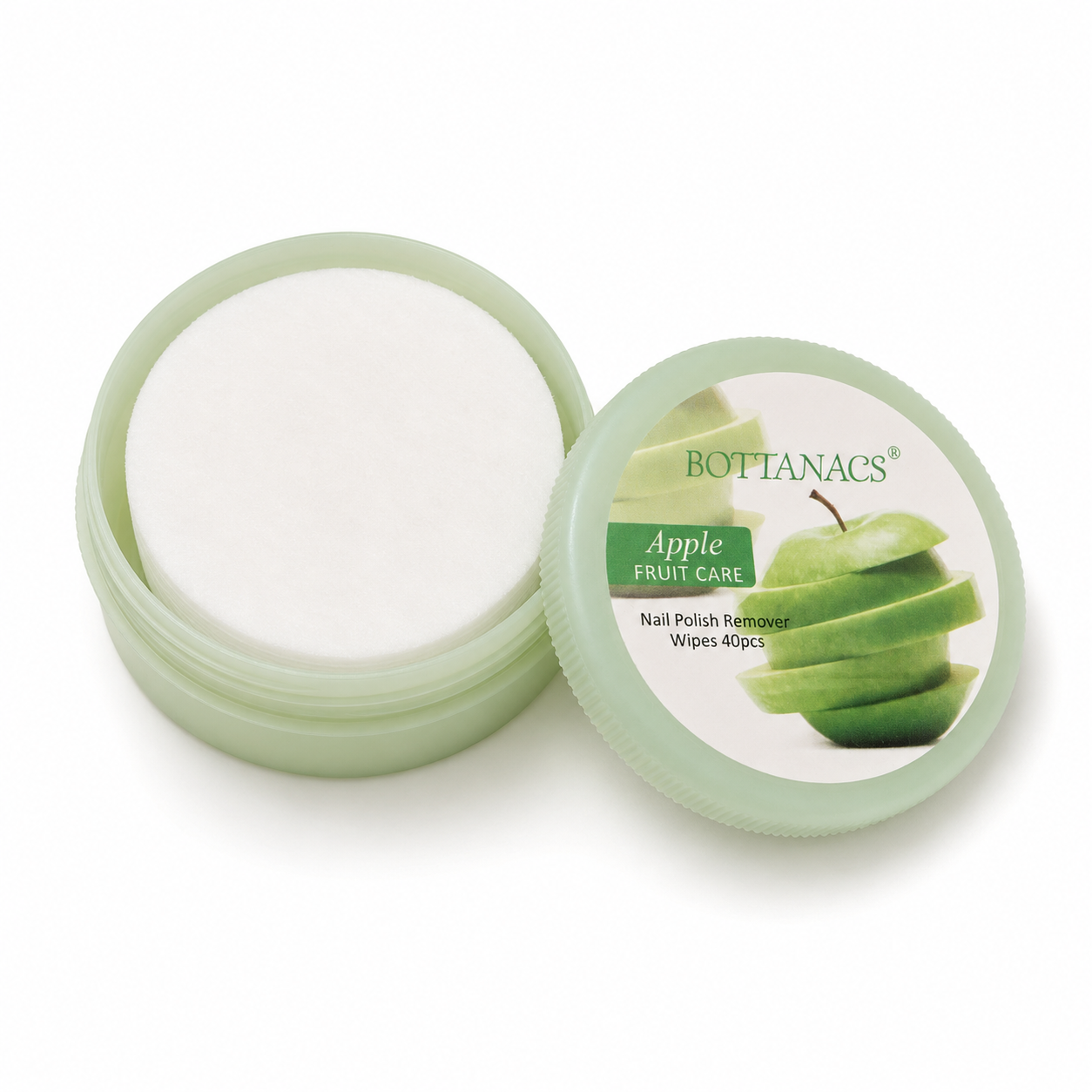 BOTTANACS Apple Nail Polish Remover Wipes – 40pcs