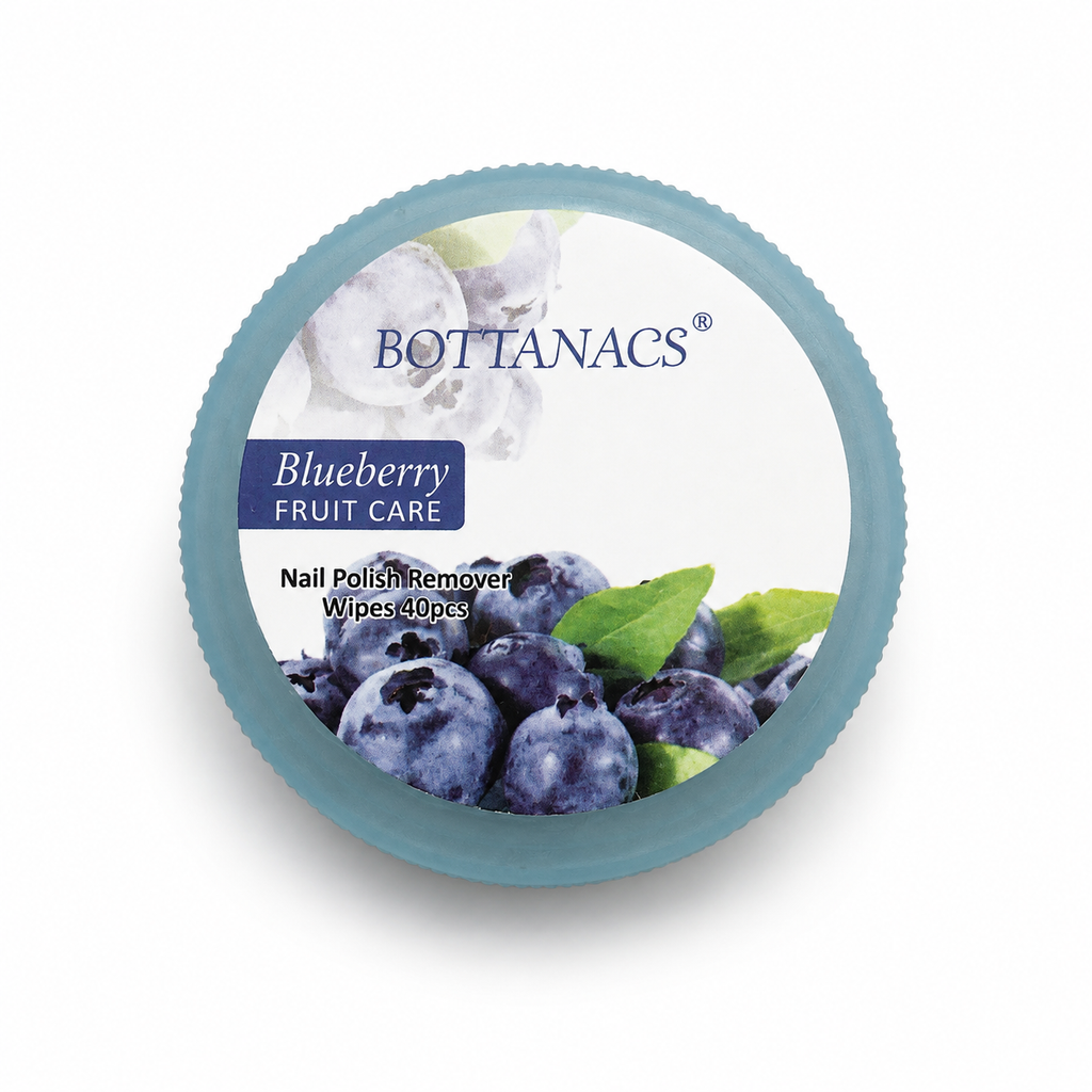 BOTTANACS Blueberry Nail Polish Remover Wipes – 40pcs