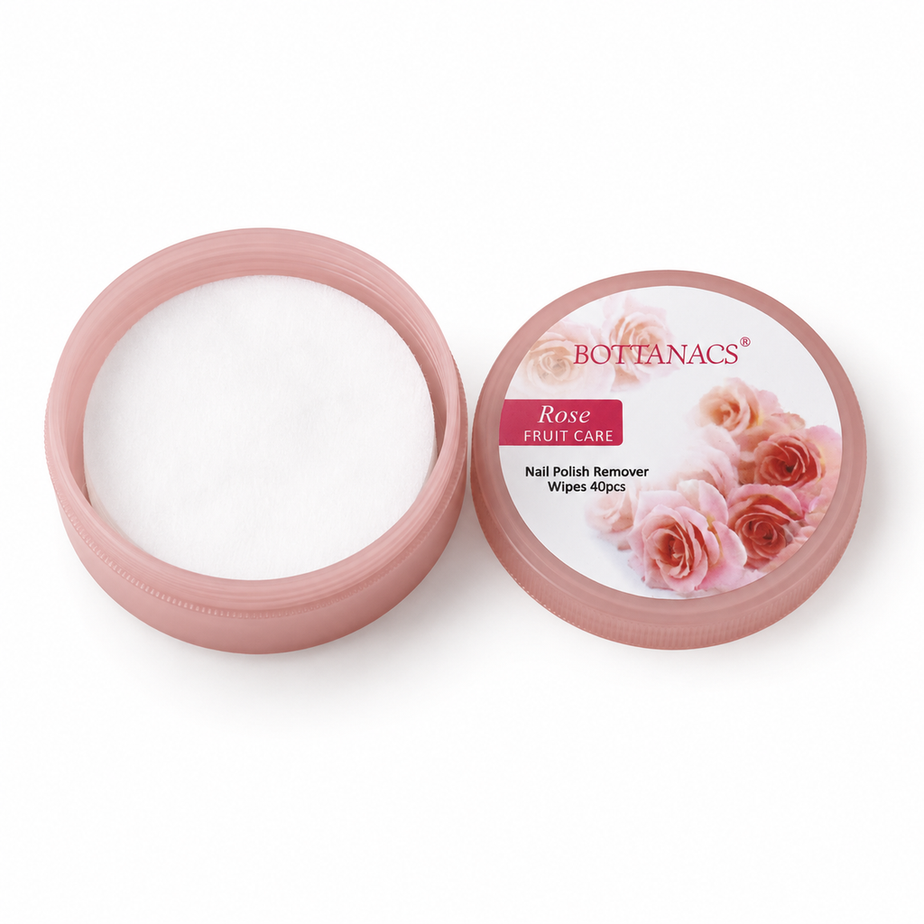 BOTTANACS Rose Nail Polish Remover Wipes – 40pcs