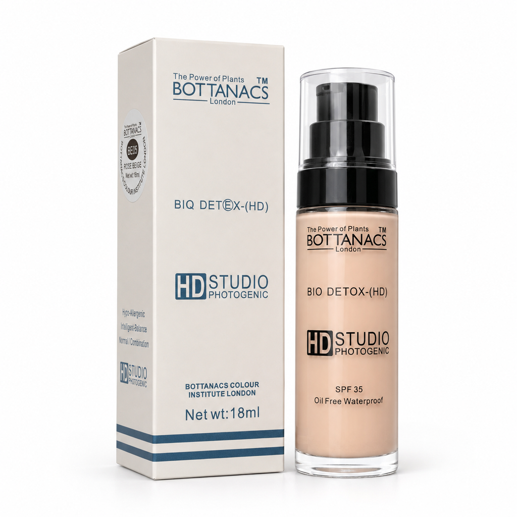 BOTTANACS Bio Detox HD Studio Photogenic Foundation SPF 35 – BE05 Rose Beige – 18ml