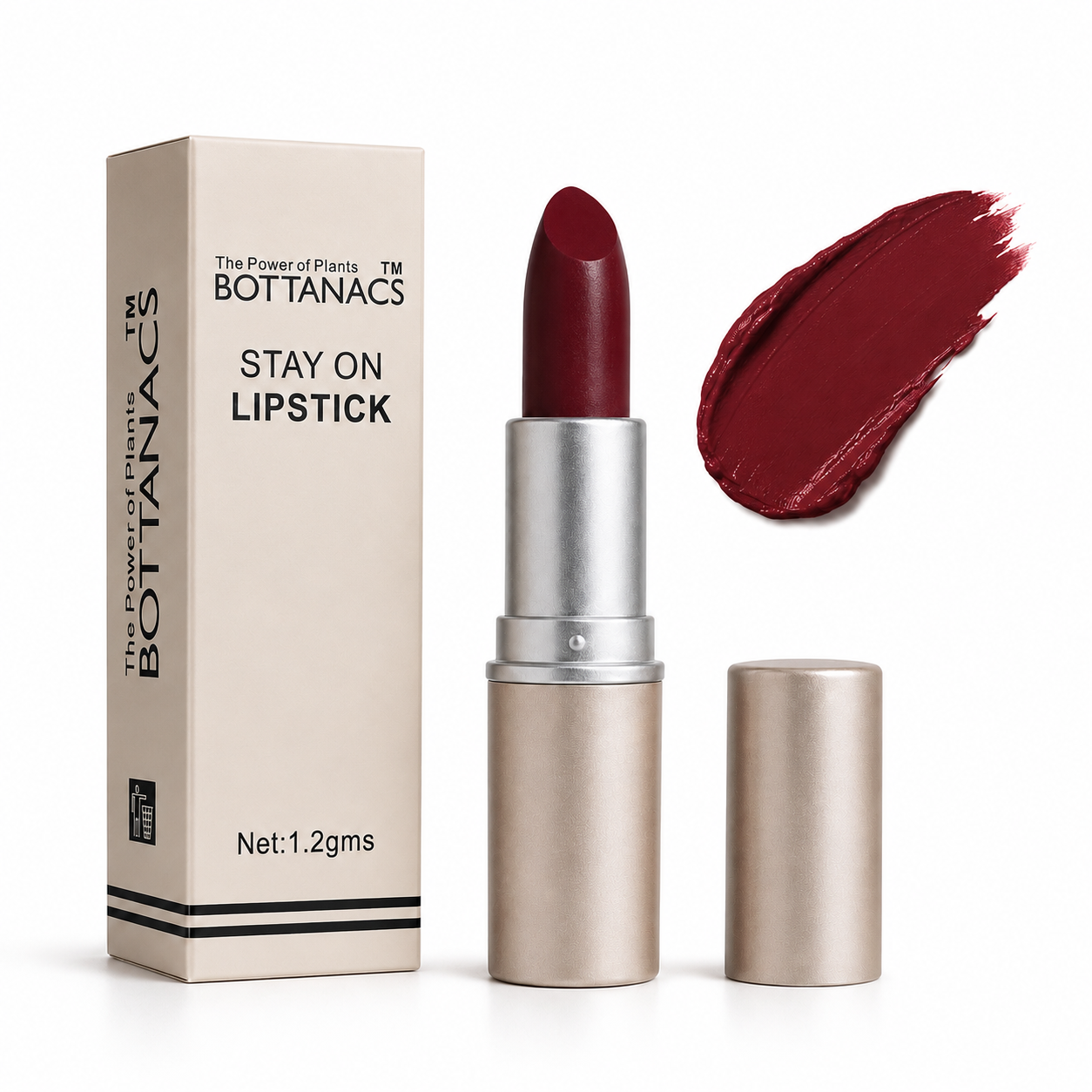 BOTTANACS Stay On Lipstick – Long Lasting & Waterproof | Shade 420