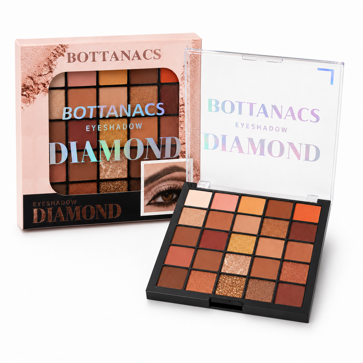 BOTTANACS Diamond 25-Color Eyeshadow Palette