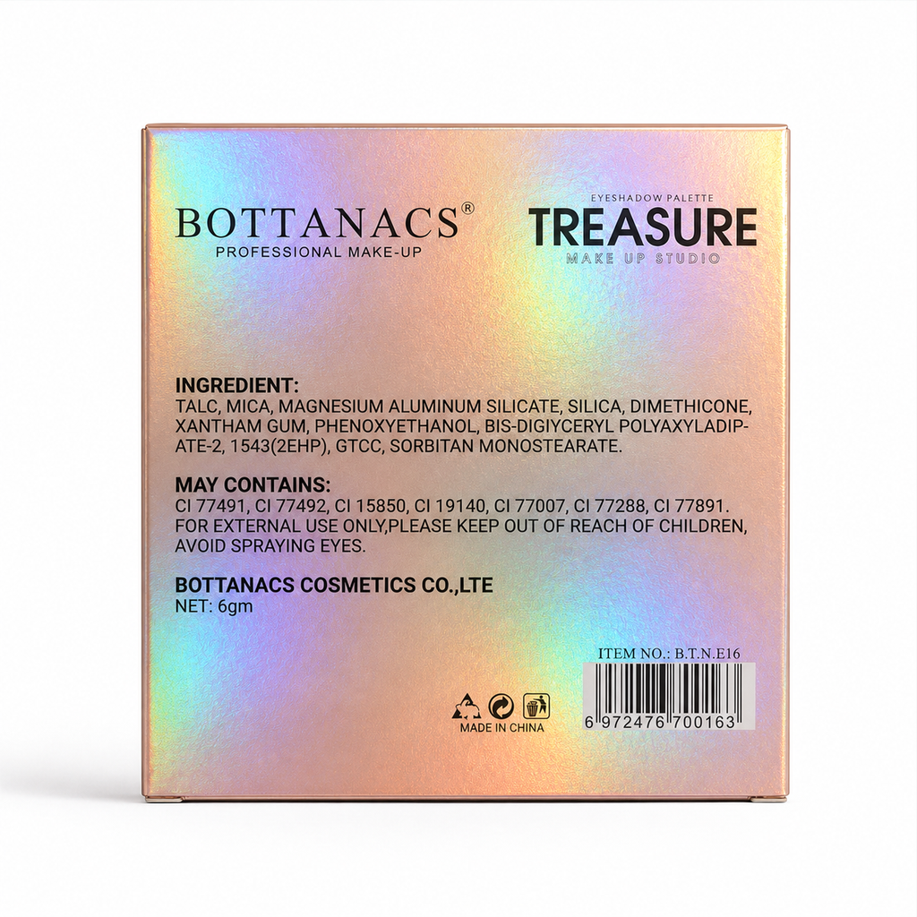 BOTTANACS Treasure 16 Colour Eyeshadow Palette
