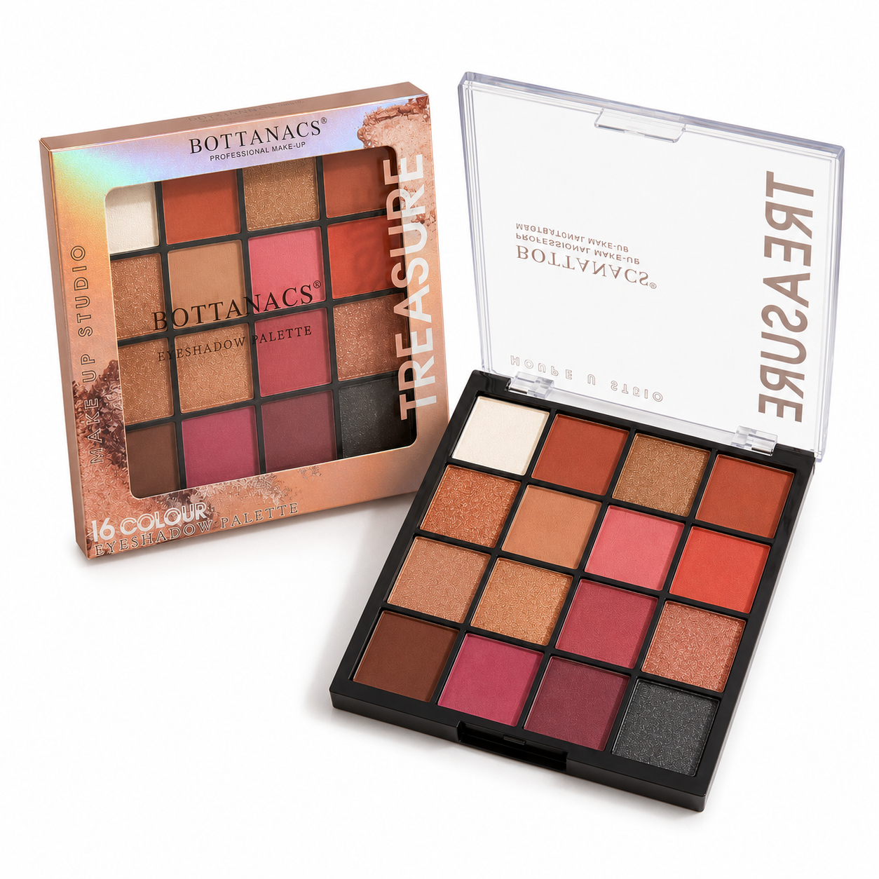 BOTTANACS Treasure 16 Colour Eyeshadow Palette | Shade 04