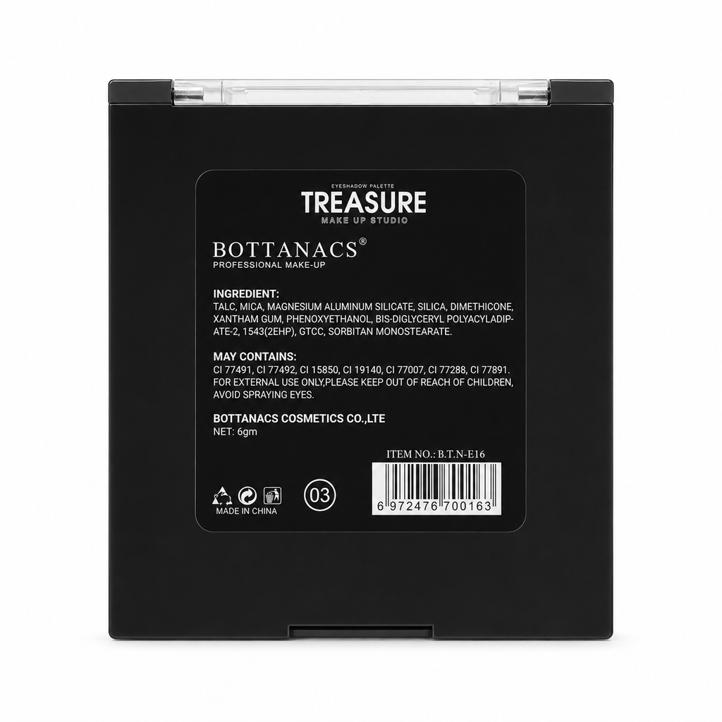 BOTTANACS Treasure 16 Colour Eyeshadow Palette | Shade 03