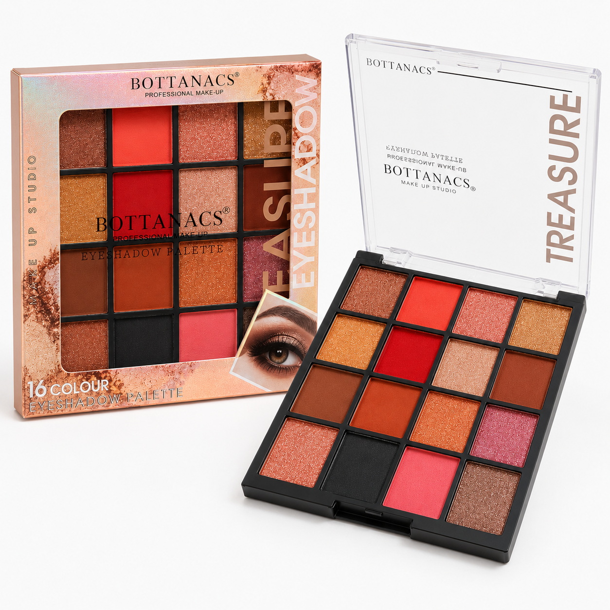 BOTTANACS Treasure 16 Colour Eyeshadow Palette | Shade 03