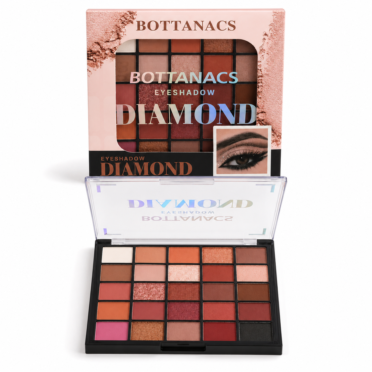 BOTTANACS Diamond 25-Color Eyeshadow Palette | Shade 01