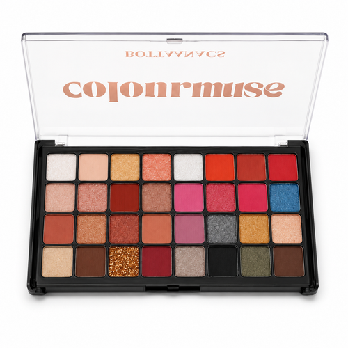 BOTTANACS Colourmuse 32-Color Eyeshadow Palette – Shade 1