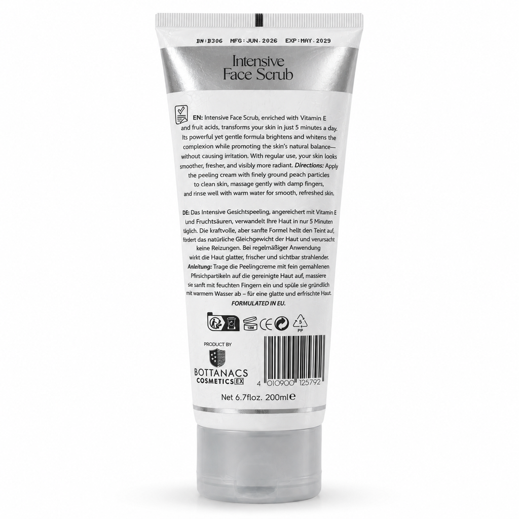 BOTTANACS GlutaWhite Intensive Face Scrub – Velvet Skin – 200ml