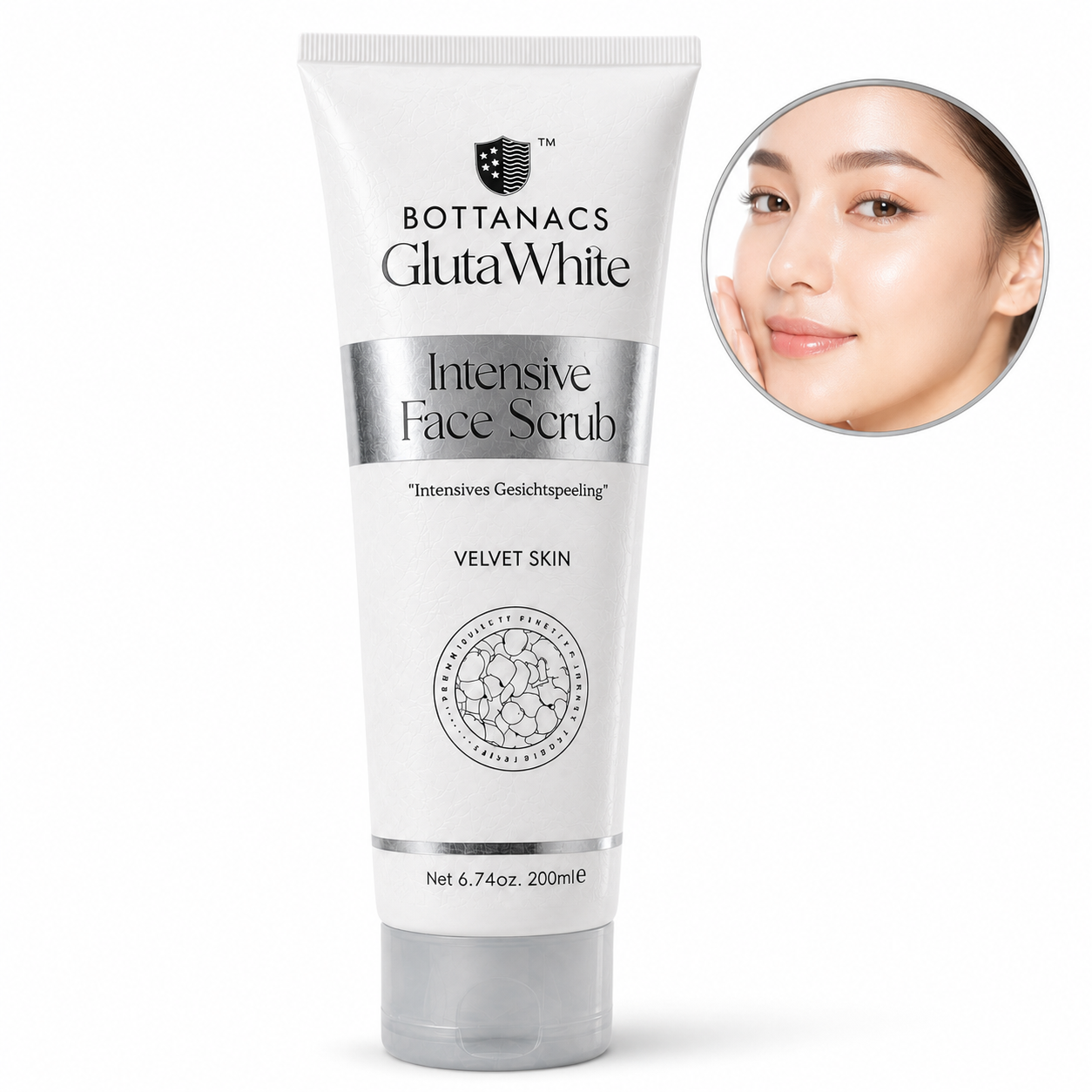 BOTTANACS GlutaWhite Intensive Face Scrub – Velvet Skin – 200ml