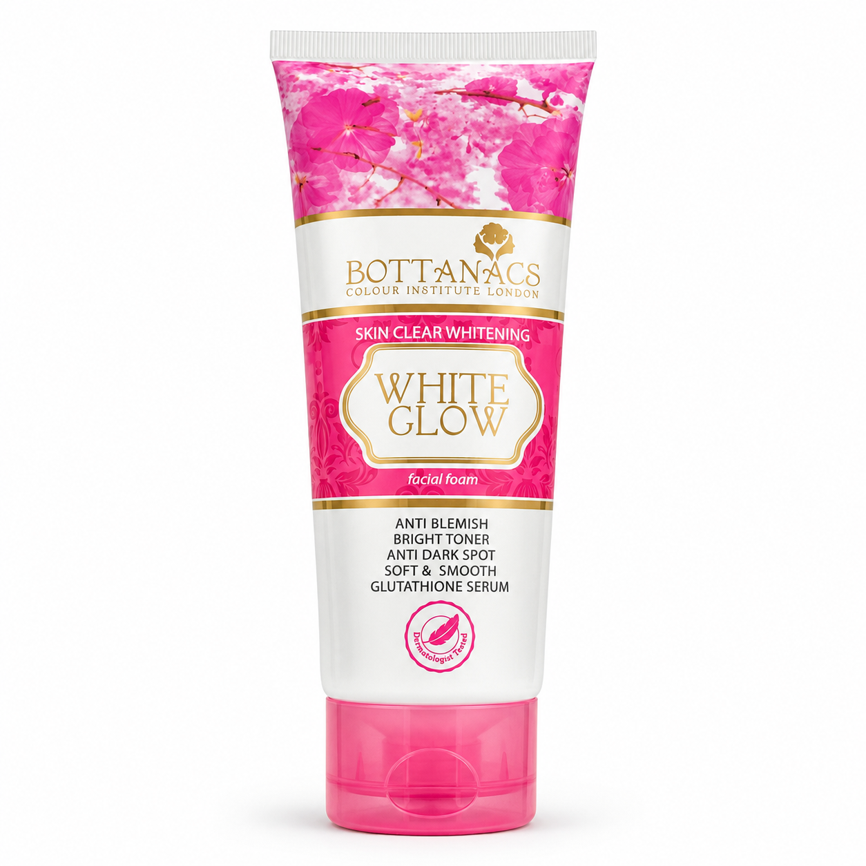 BOTTANACS White Glow Facial Foam – Skin Clear Whitening – 85ml