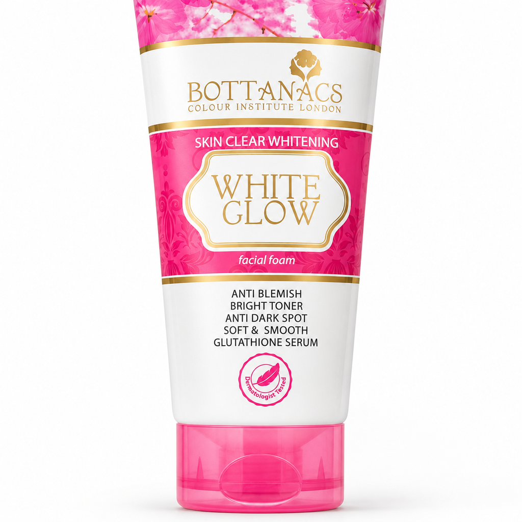BOTTANACS White Glow Facial Foam – Skin Clear Whitening – 85ml
