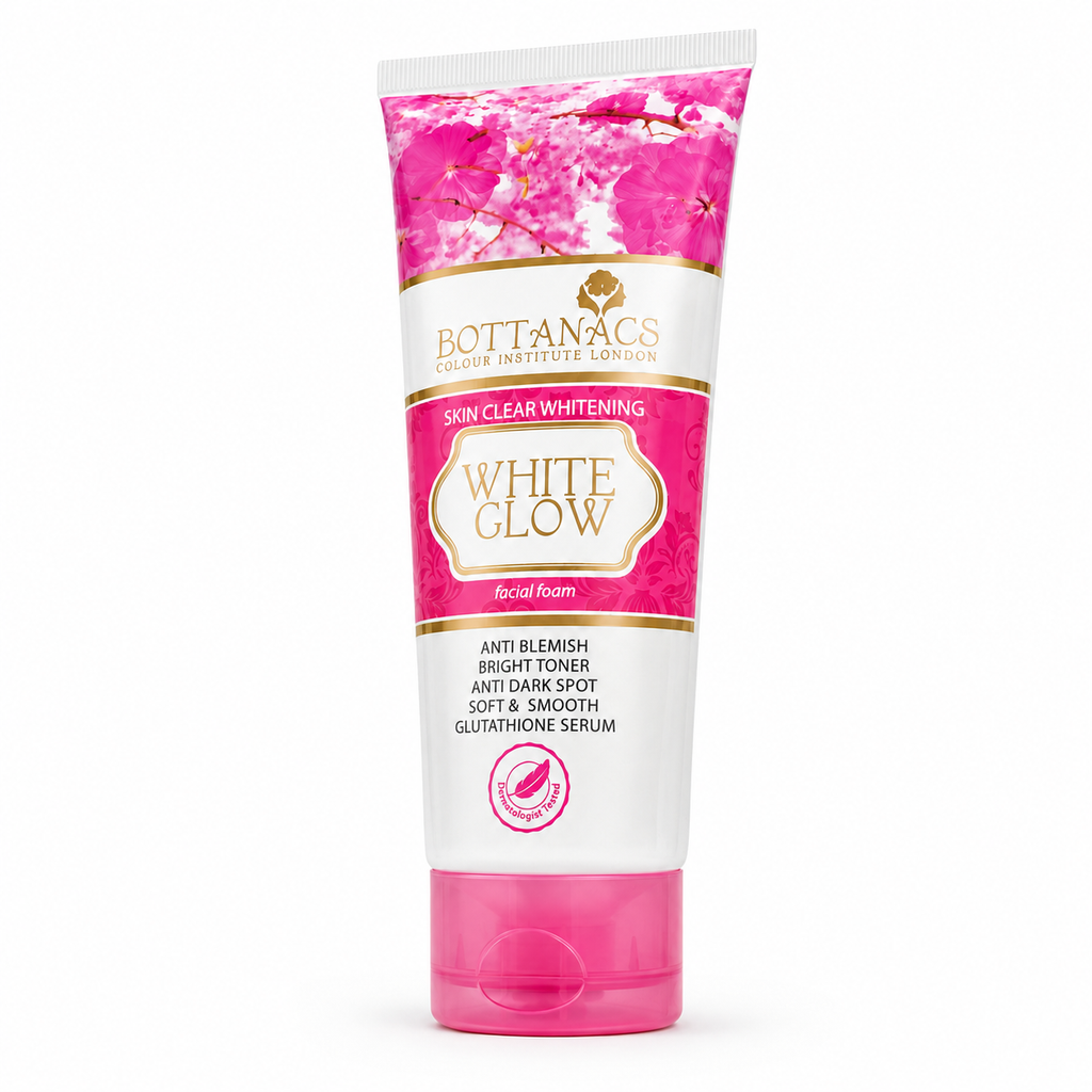 BOTTANACS White Glow Facial Foam – Skin Clear Whitening – 85ml