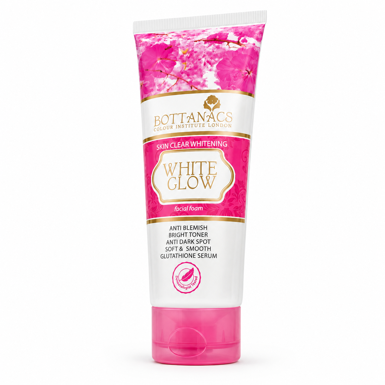 BOTTANACS White Glow Facial Foam – Skin Clear Whitening – 85ml