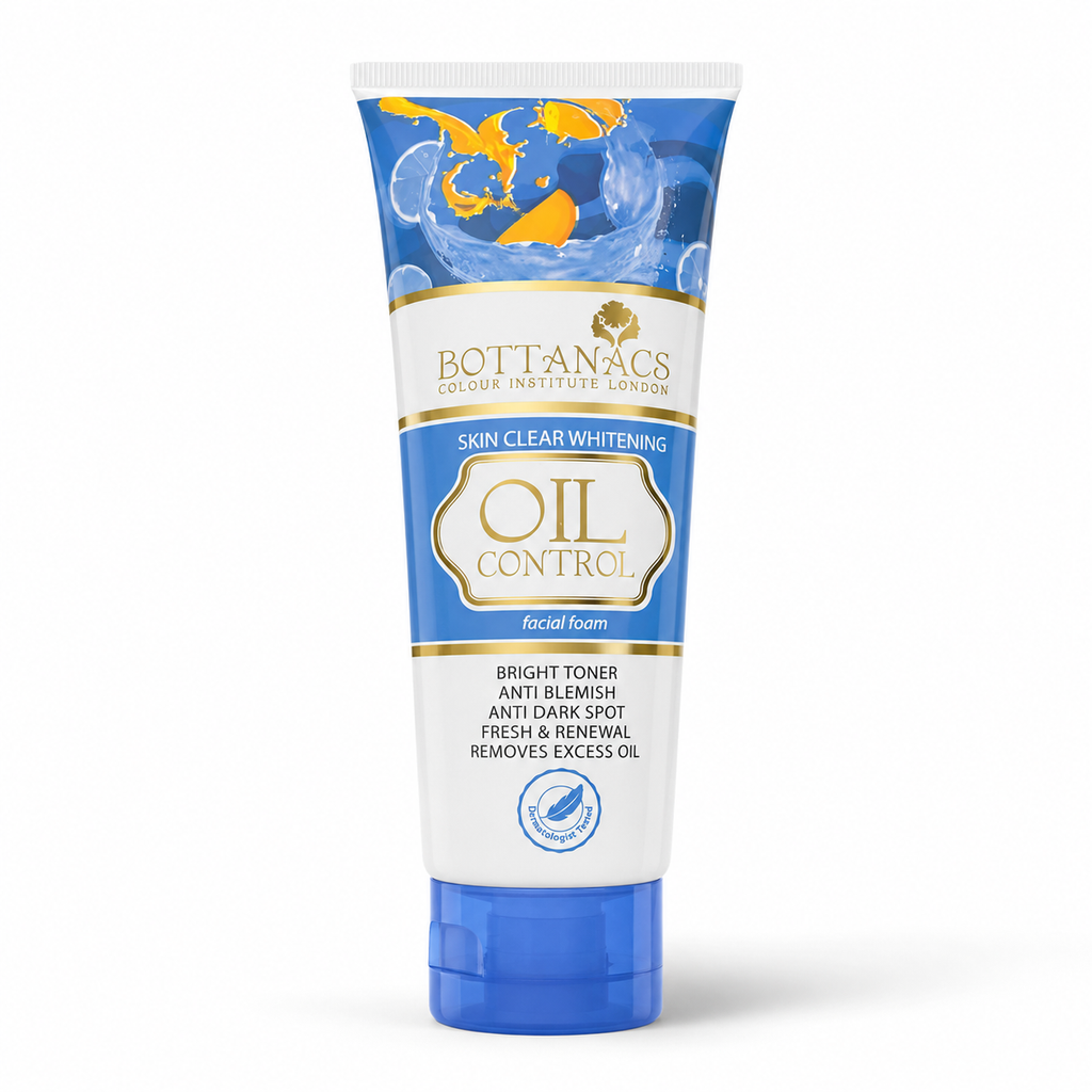 BOTTANACS Oil Control Facial Foam – Skin Clear Whitening – 85ml