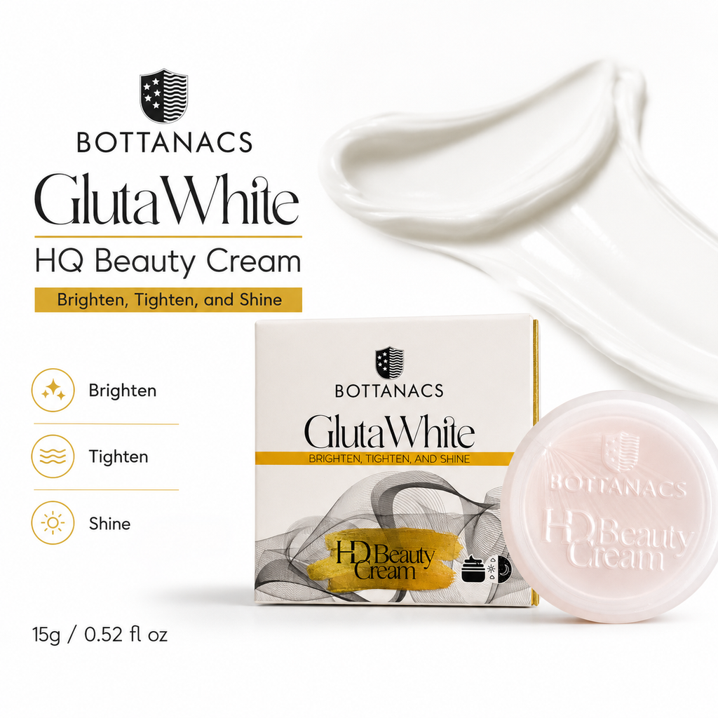 BOTTANACS GlutaWhite HQ Beauty Cream – Premium Skin Brightening Cream 15g