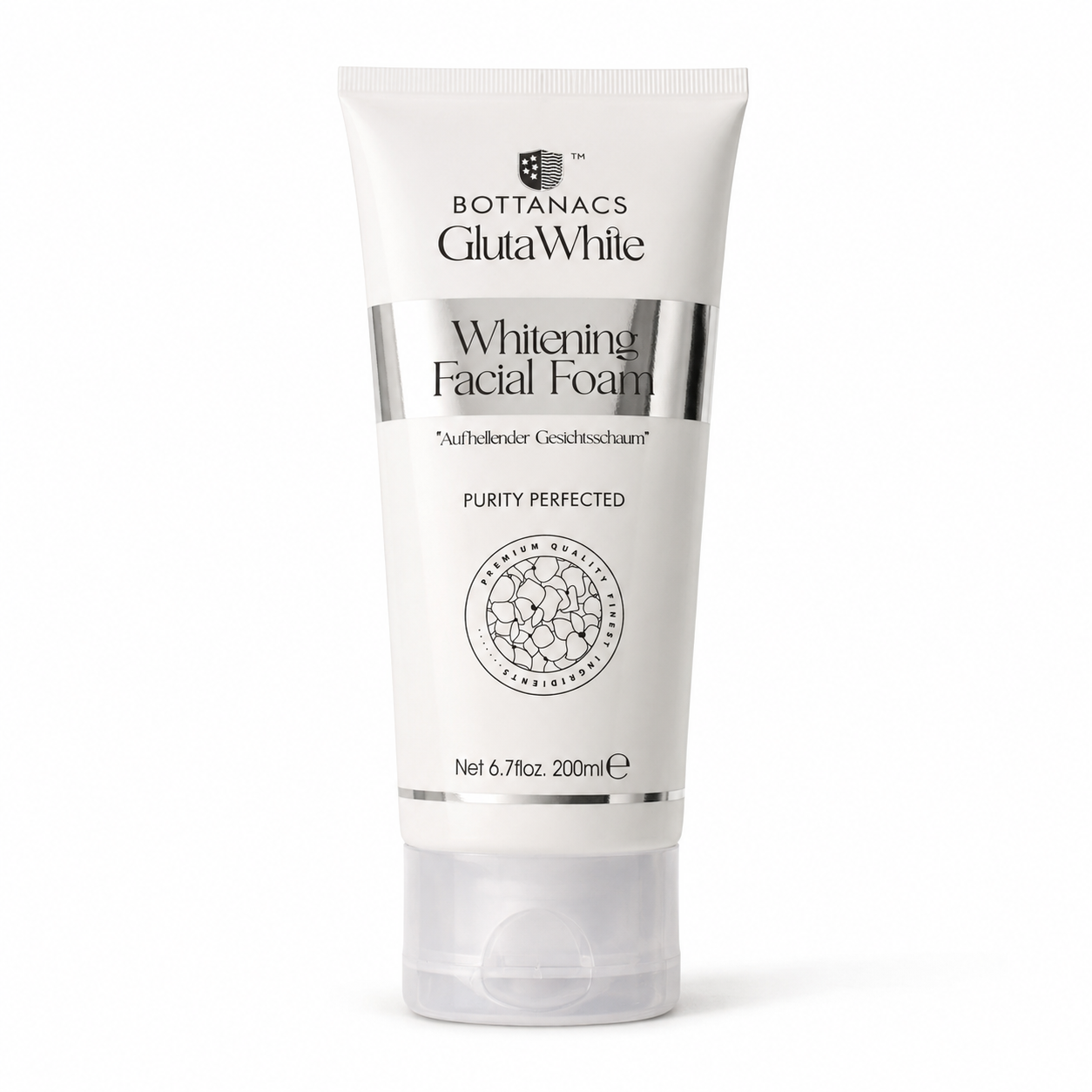 BOTTANACS GlutaWhite Whitening Facial Foam – Purity Perfected – 200ml