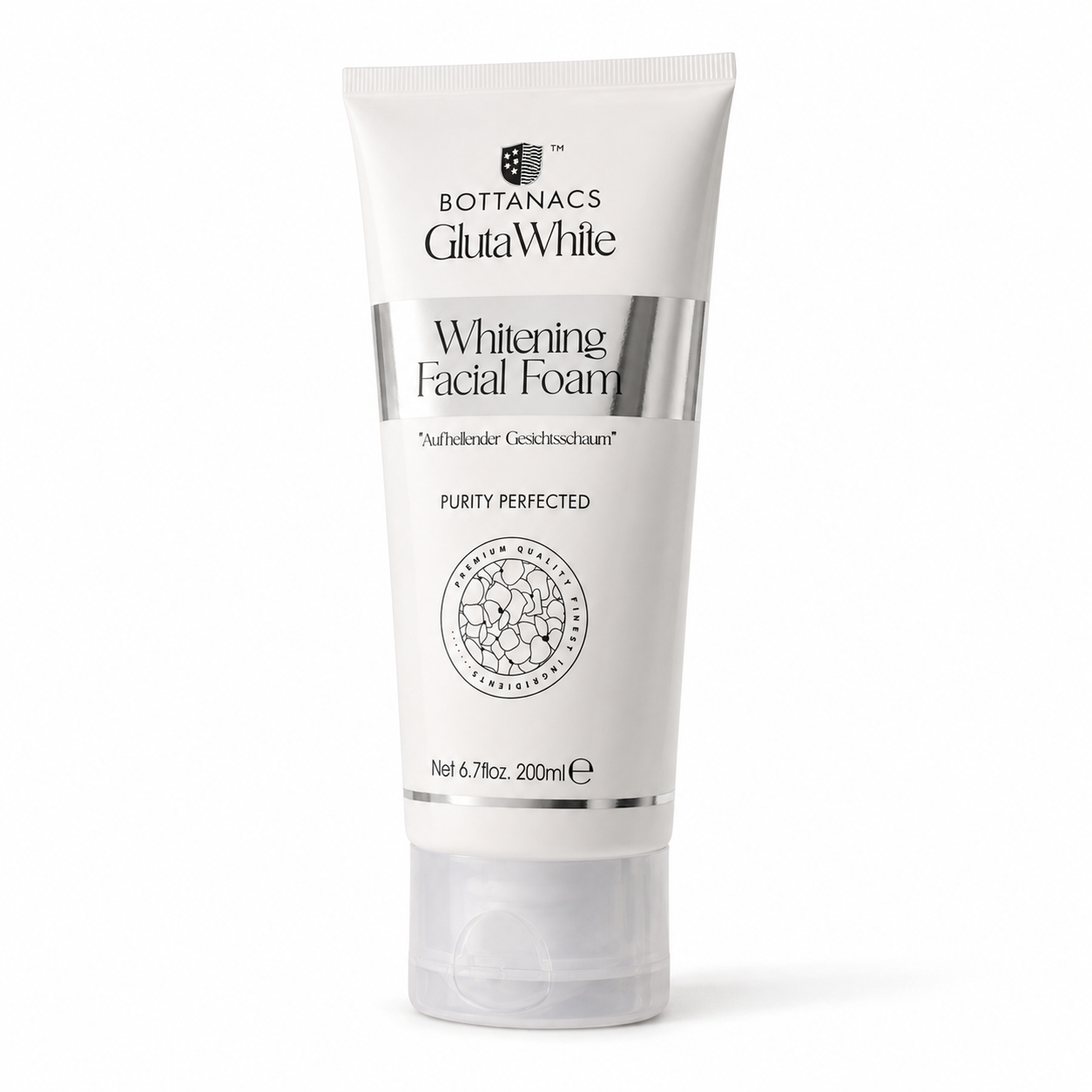 BOTTANACS GlutaWhite Whitening Facial Foam – Purity Perfected – 200ml