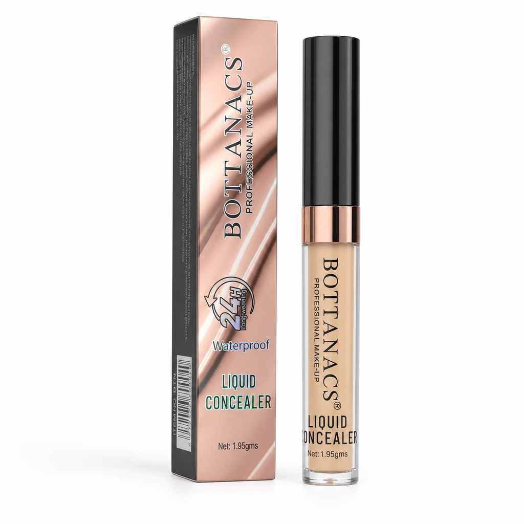 BOTTANACS Professional Liquid Concealer – 24H Long-Wearing Waterproof Formula – Shade 03
