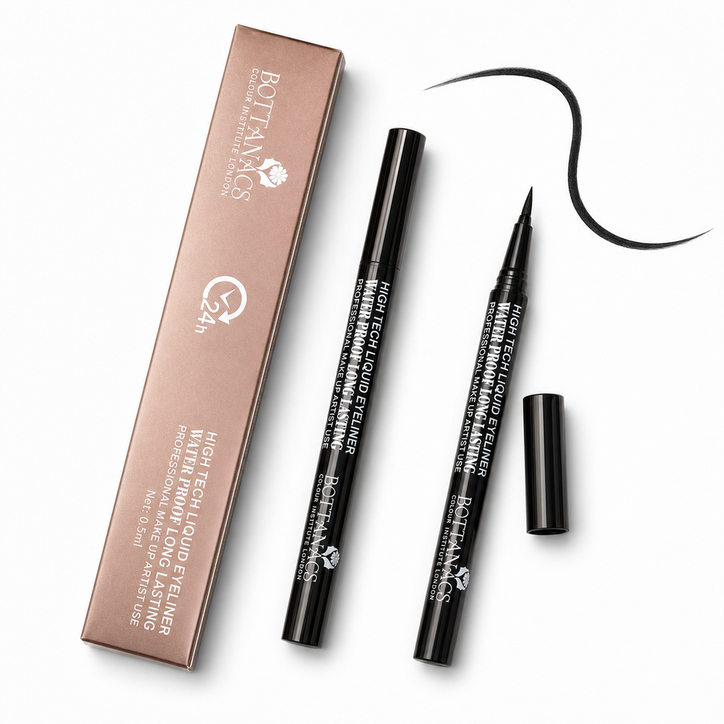 BOTTANACS High Tech Liquid Eyeliner 24H – Waterproof Long-Lasting Precision Liner, 0.5ml