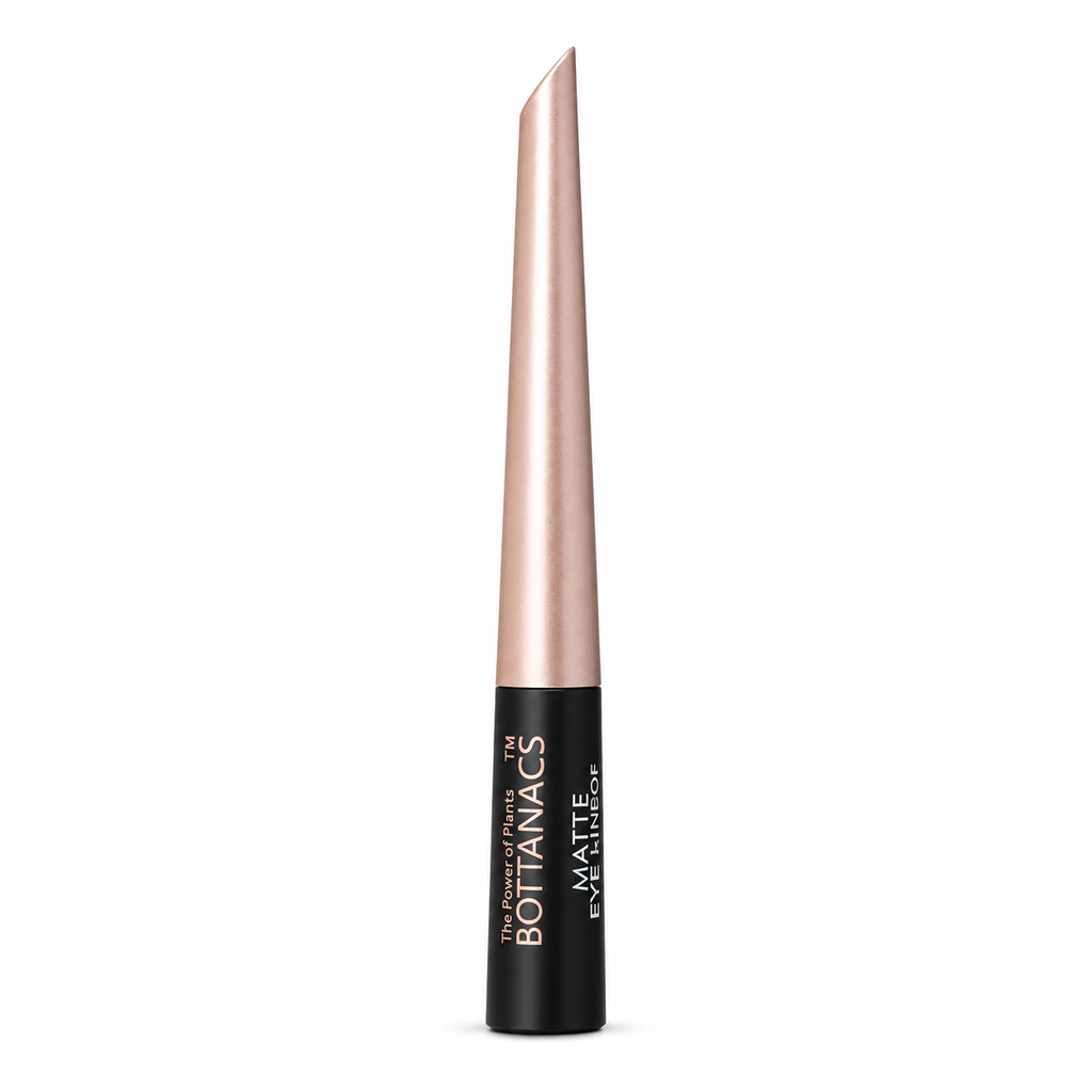BOTTANACS The Power of Plants Waterproof Matte Eyeliner – Fine Precision Brush, 4.8ml