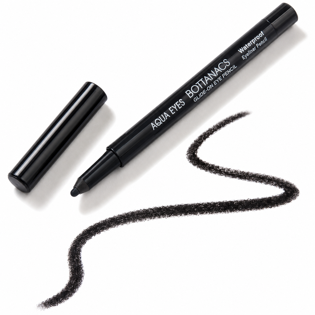 BOTTANACS Aqua Eyes Glide-On Waterproof Eyeliner Pencil – Extra Black, 0.5g