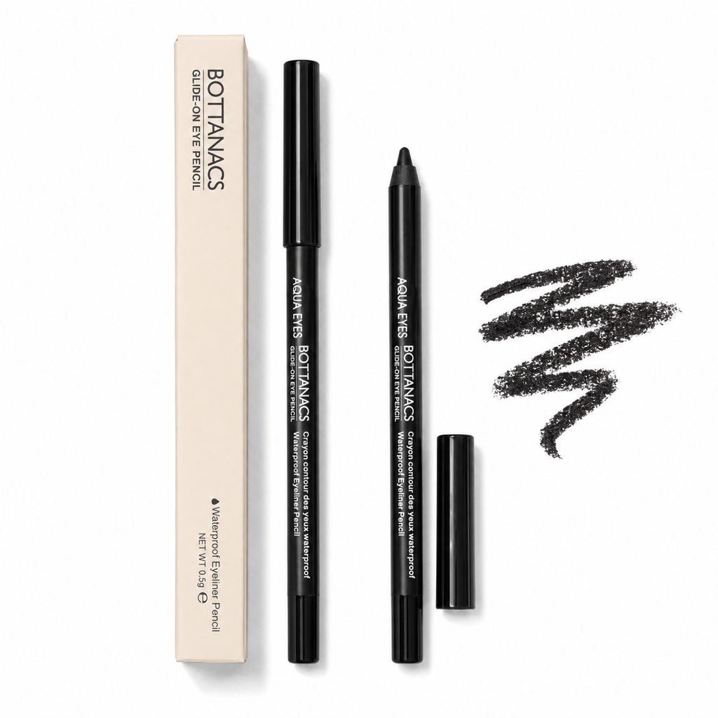 BOTTANACS Aqua Eyes Glide-On Waterproof Eyeliner Pencil – Extra Black, 0.5g