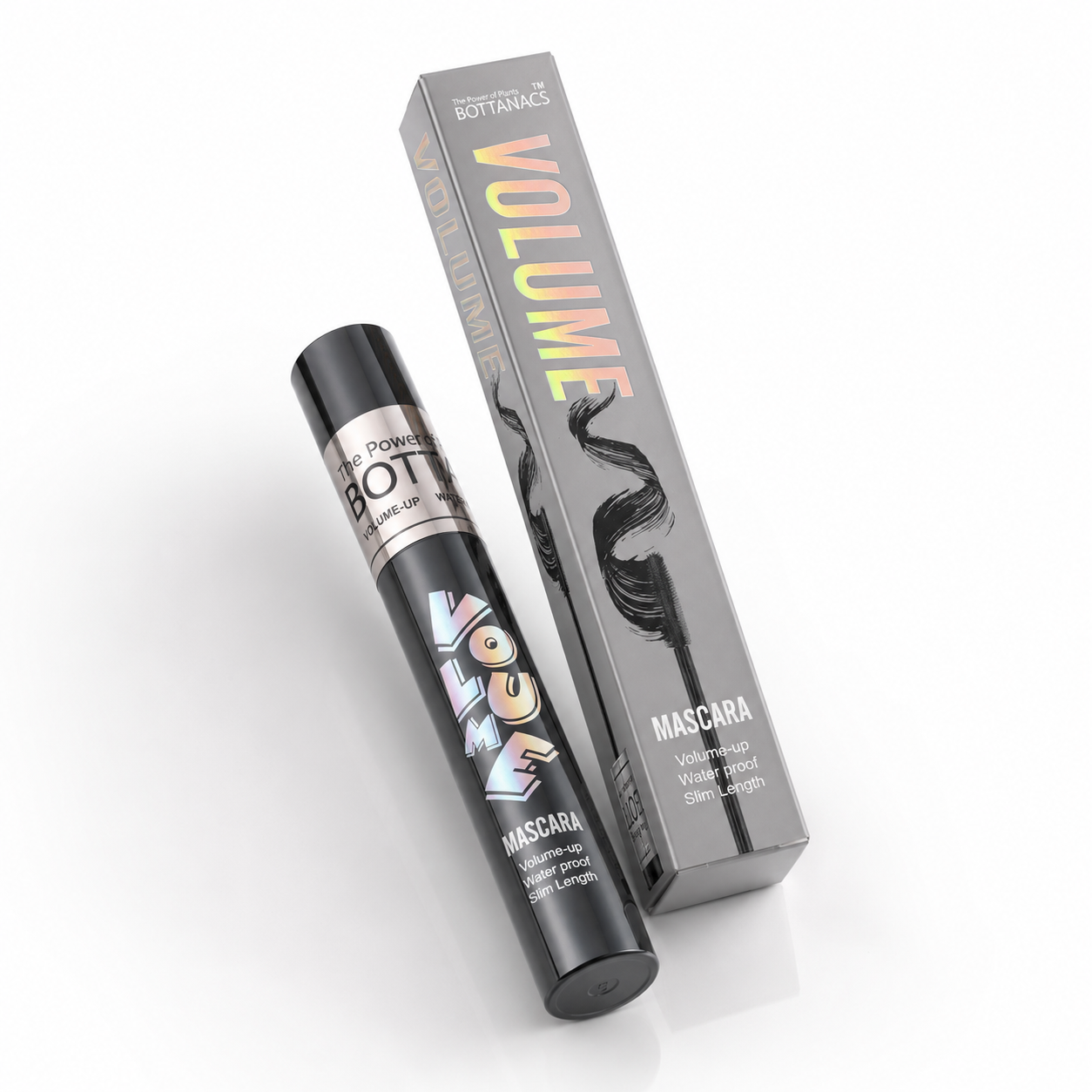 BOTTANACS The Power of Plants POWER Volume Mascara – Waterproof, Volume-Up & Slim Length – 4g