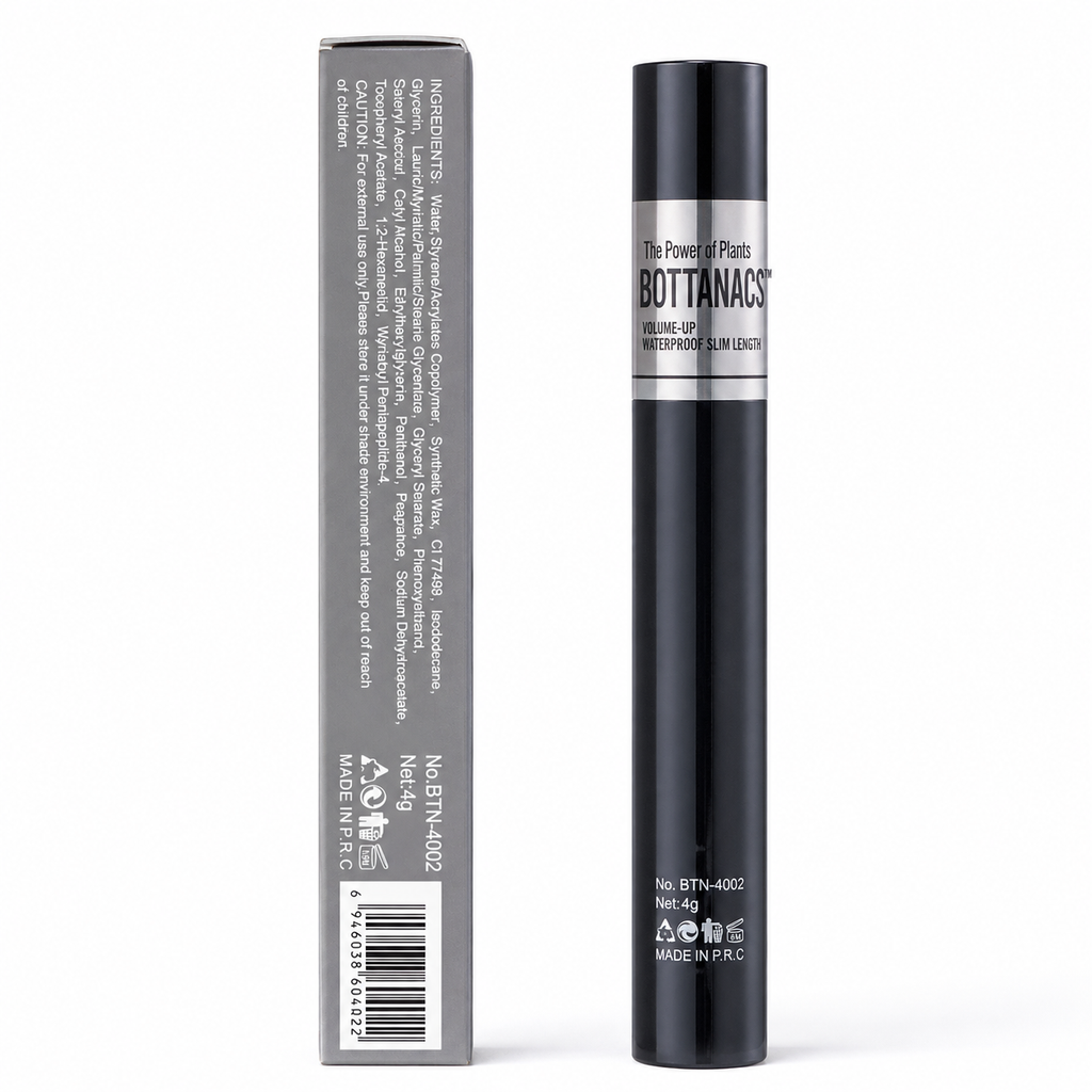 BOTTANACS The Power of Plants POWER Volume Mascara – Waterproof, Volume-Up & Slim Length – 4g