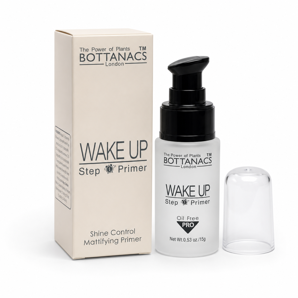 BOTTANACS Wake Up Step 1 Shine Control Mattifying Mineral Primer – Oil Free PRO, 15g