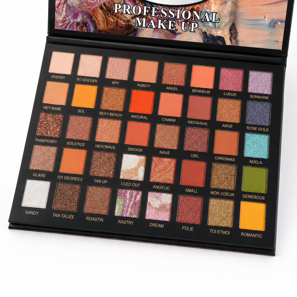 BOTTANACS 40-Color Eyeshadow Palette with Mirror – product view 5