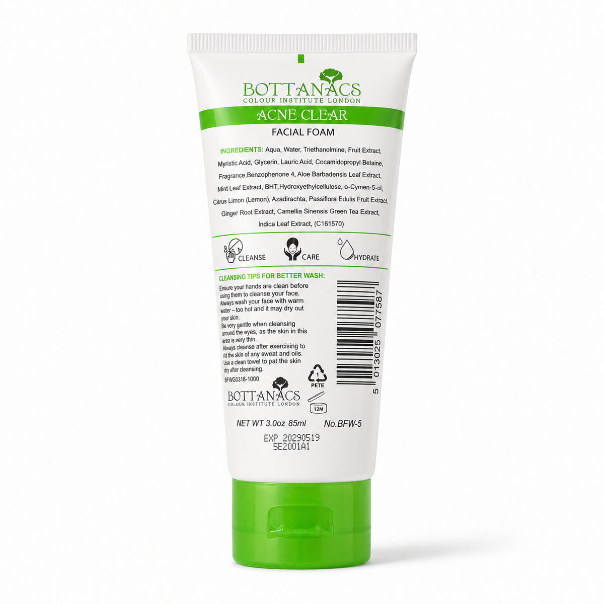 BOTTANACS Acne Clear Facial Foam – Skin Clear Whitening – 85ml – product view 4