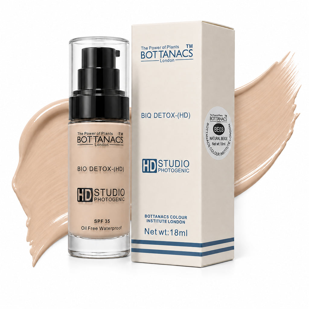 BOTTANACS Bio Detox Foundation SPF 35 – BE03 Natural Beige, 18ml – main product image