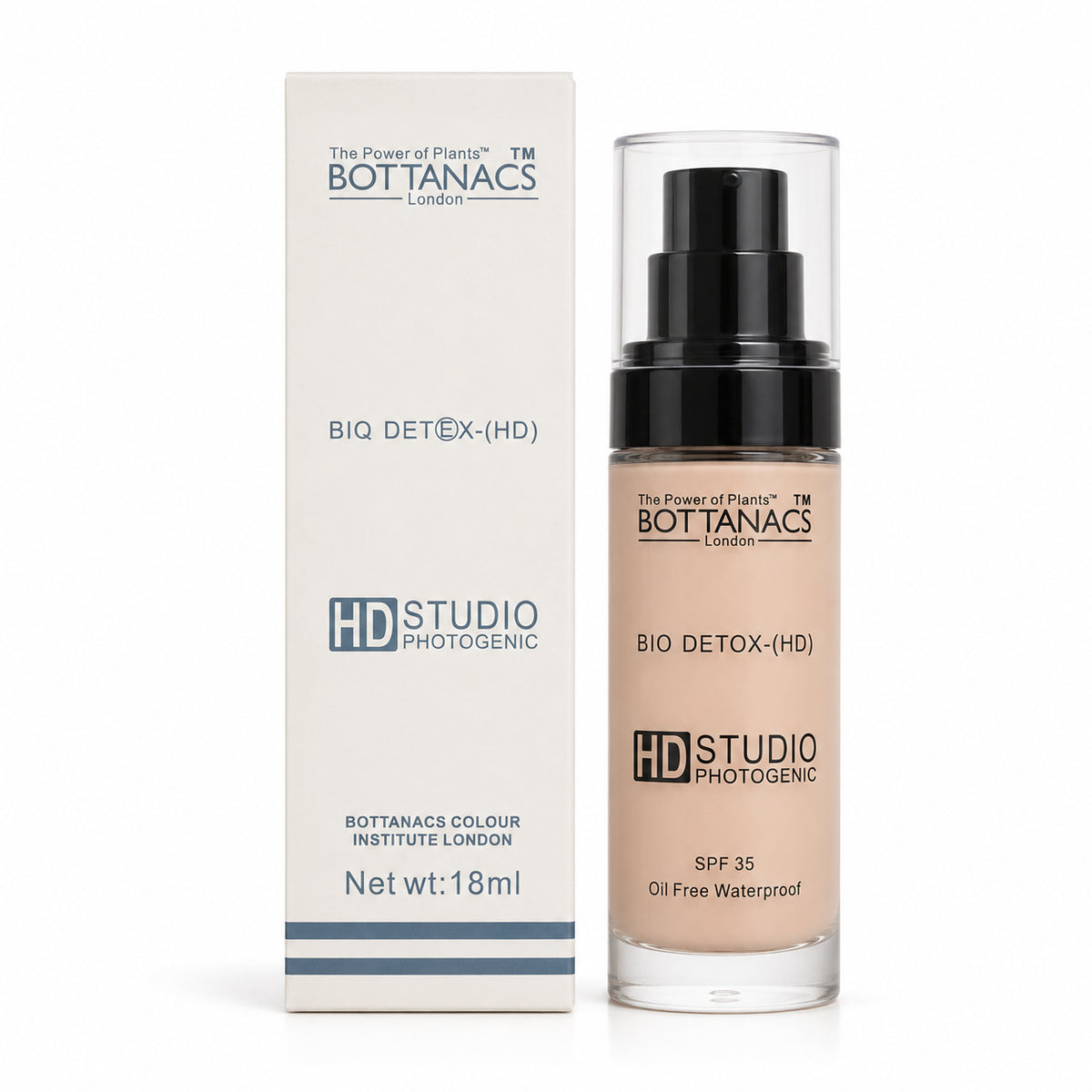 BOTTANACS Bio Detox Foundation SPF 35 – BE05 Rose Beige, 18ml – product view 2