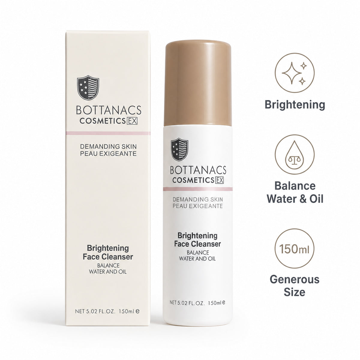BOTTANACS EX Brightening Face Cleanser – 150ml – main product image