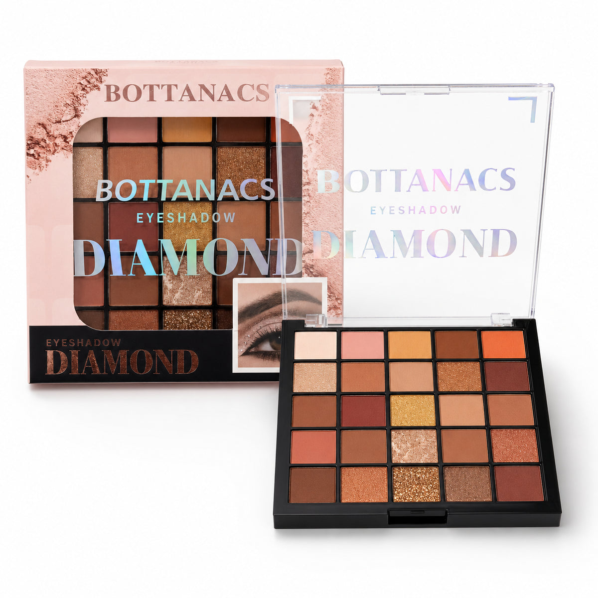 BOTTANACS Diamond 25-Color Eyeshadow Palette – Shade 02 product image