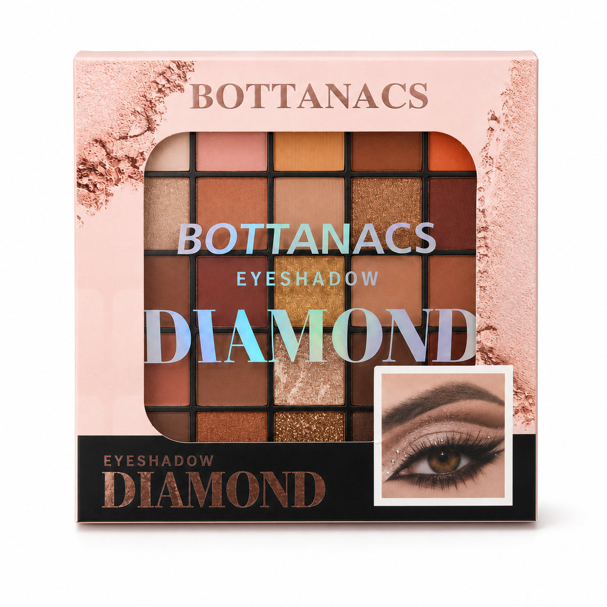 BOTTANACS Diamond 25-Color Eyeshadow Palette – Shade 02 product image