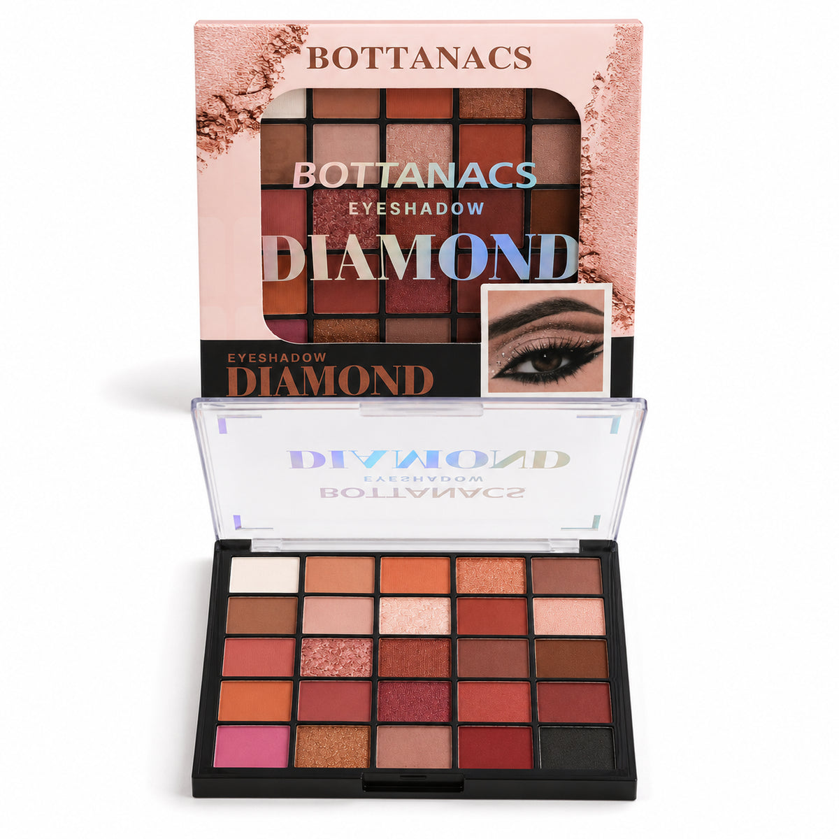 BOTTANACS Diamond 25-Color Eyeshadow Palette – Shade 01 – product view 2