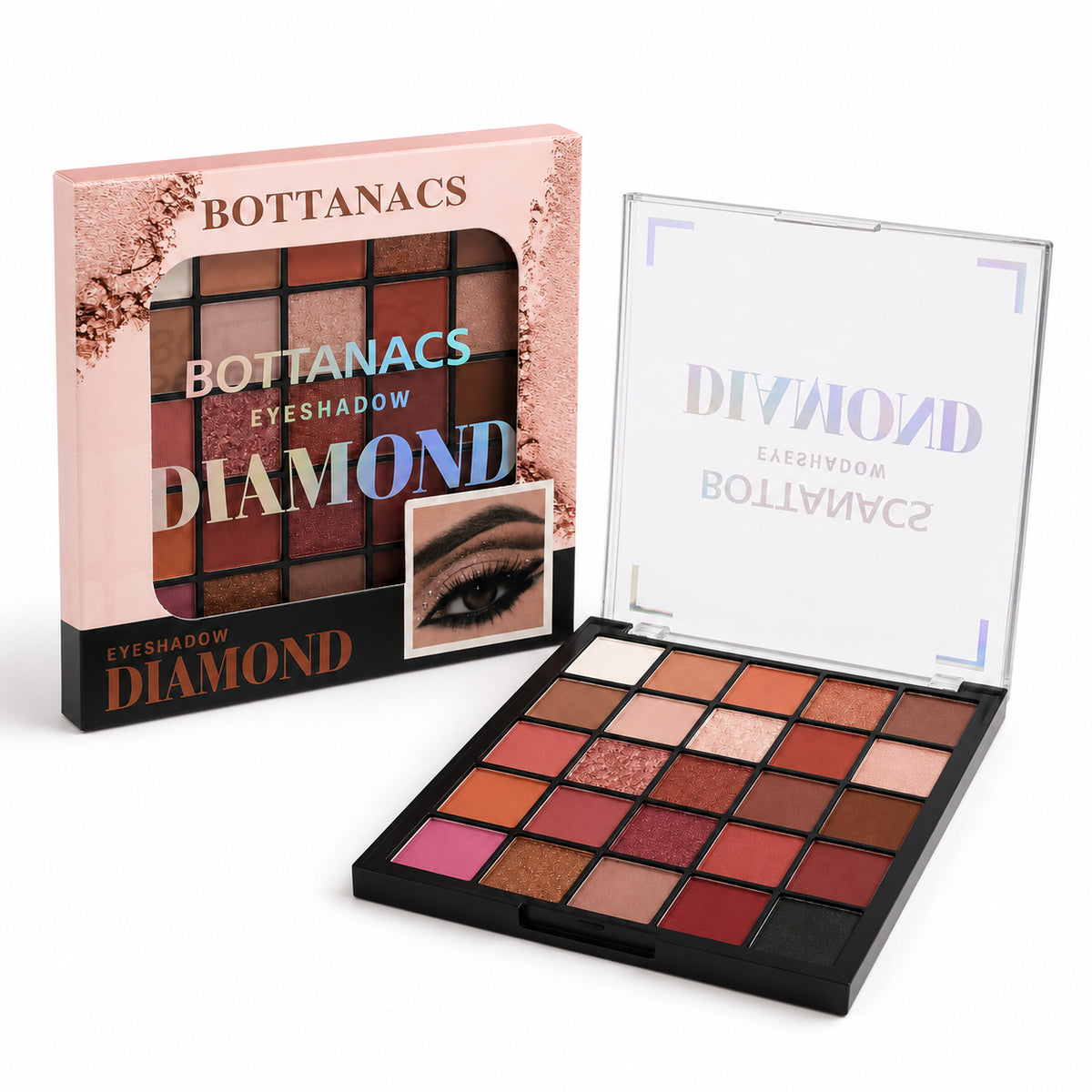 BOTTANACS Diamond 25-Color Eyeshadow Palette – Shade 01 – product view 3