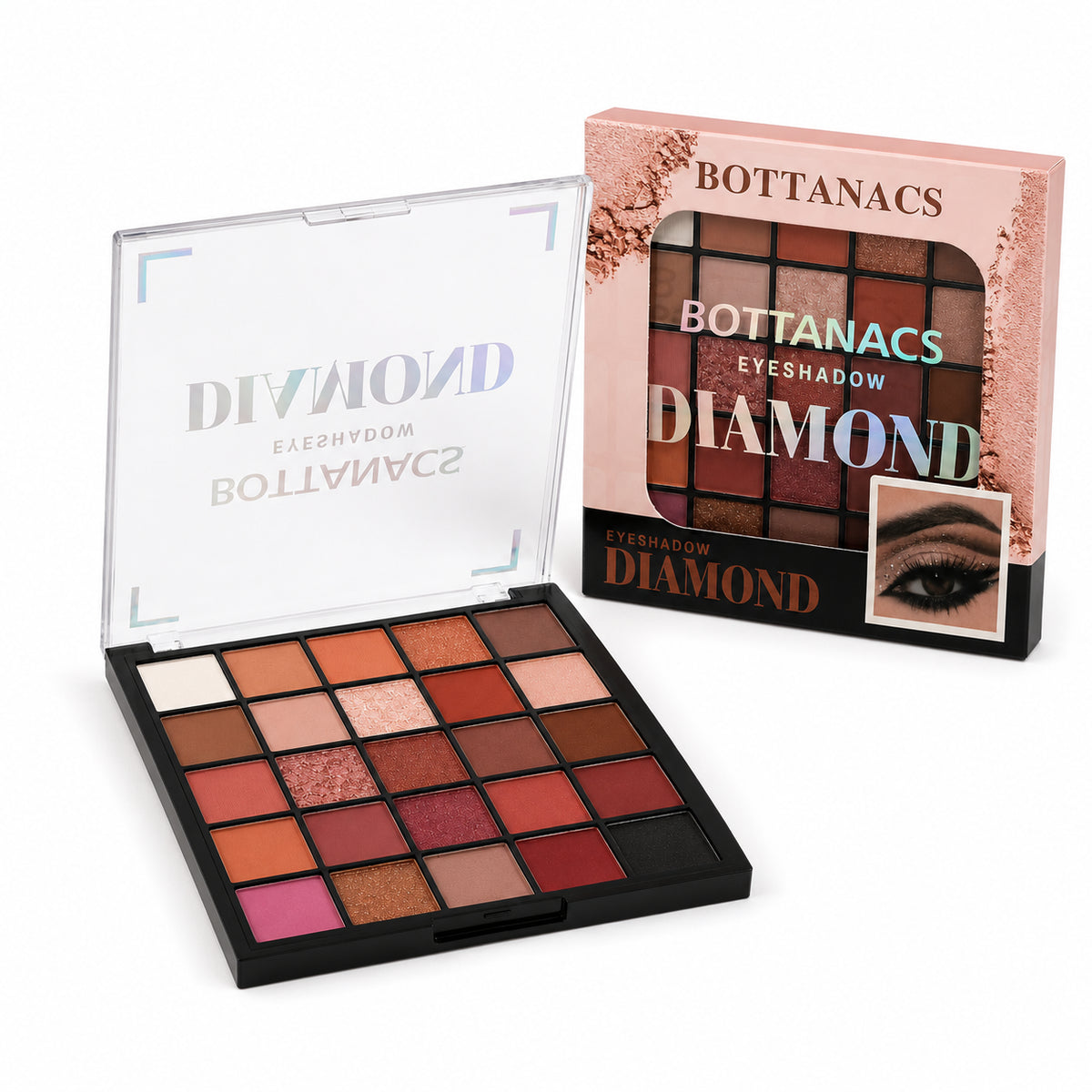 BOTTANACS Diamond 25-Color Eyeshadow Palette – Shade 01 – product view 4