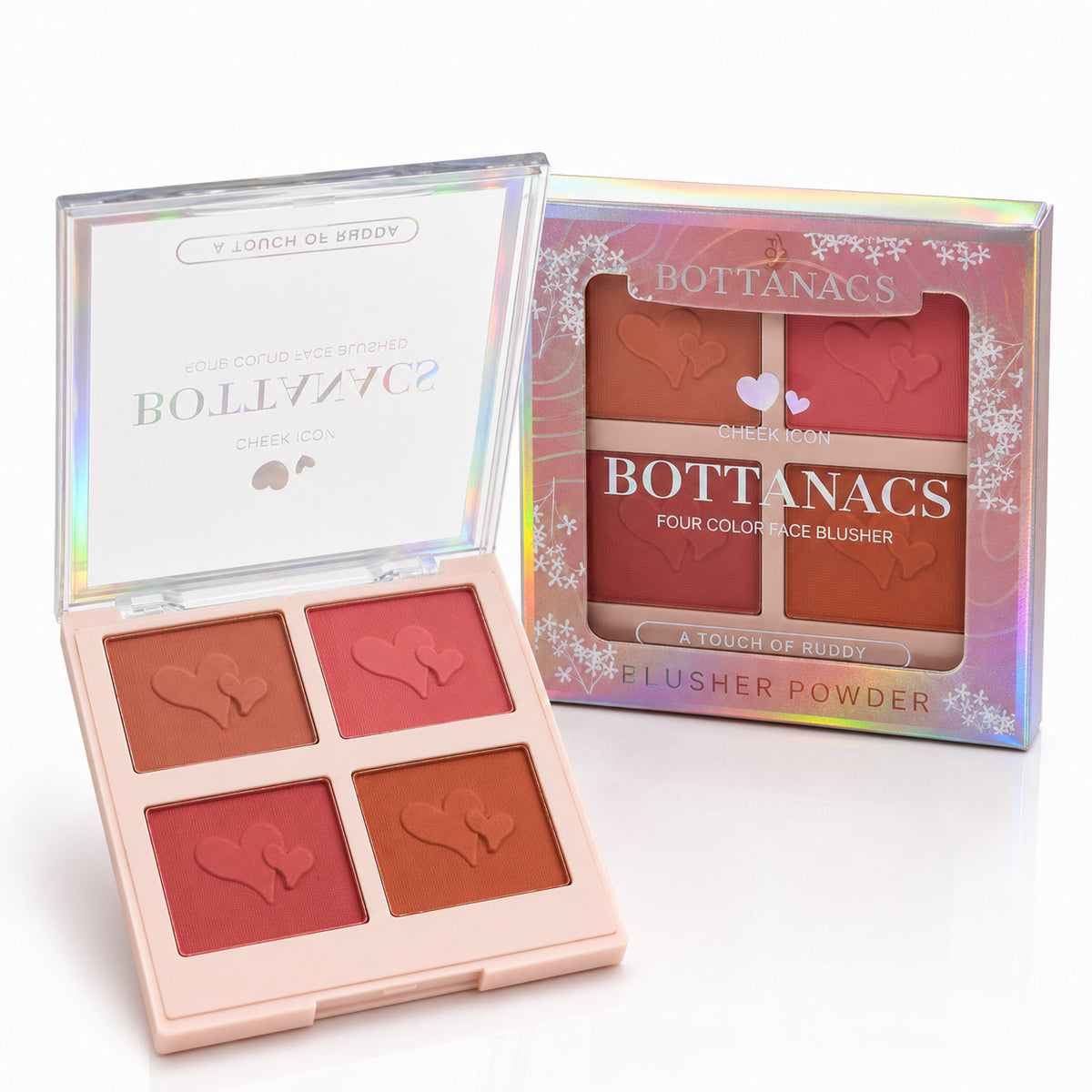 BOTTANACS Four Color Blush Palette – Shade 03 – main product image