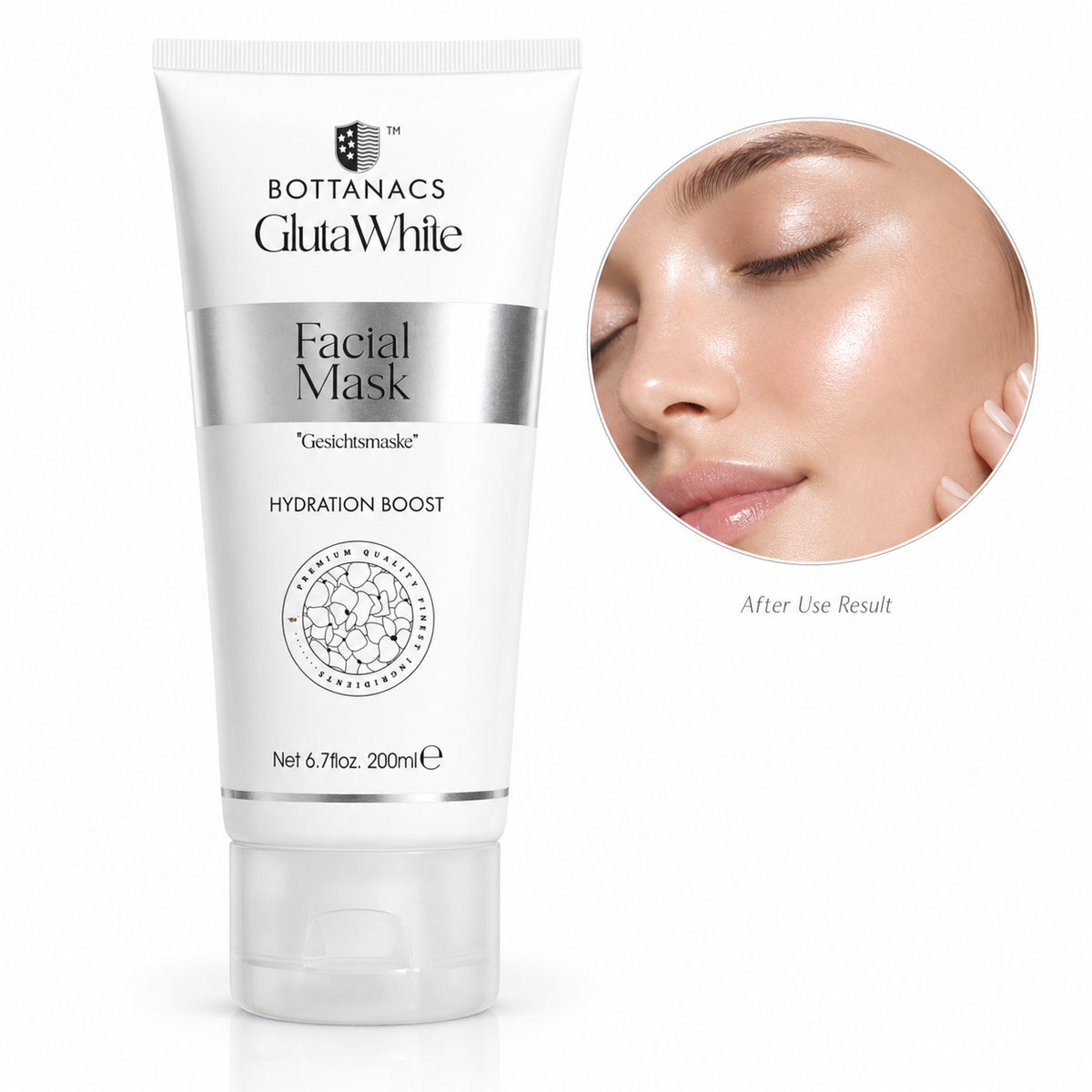 BOTTANACS GlutaWhite Facial Mask – Hydration Boost – 200ml – main product image