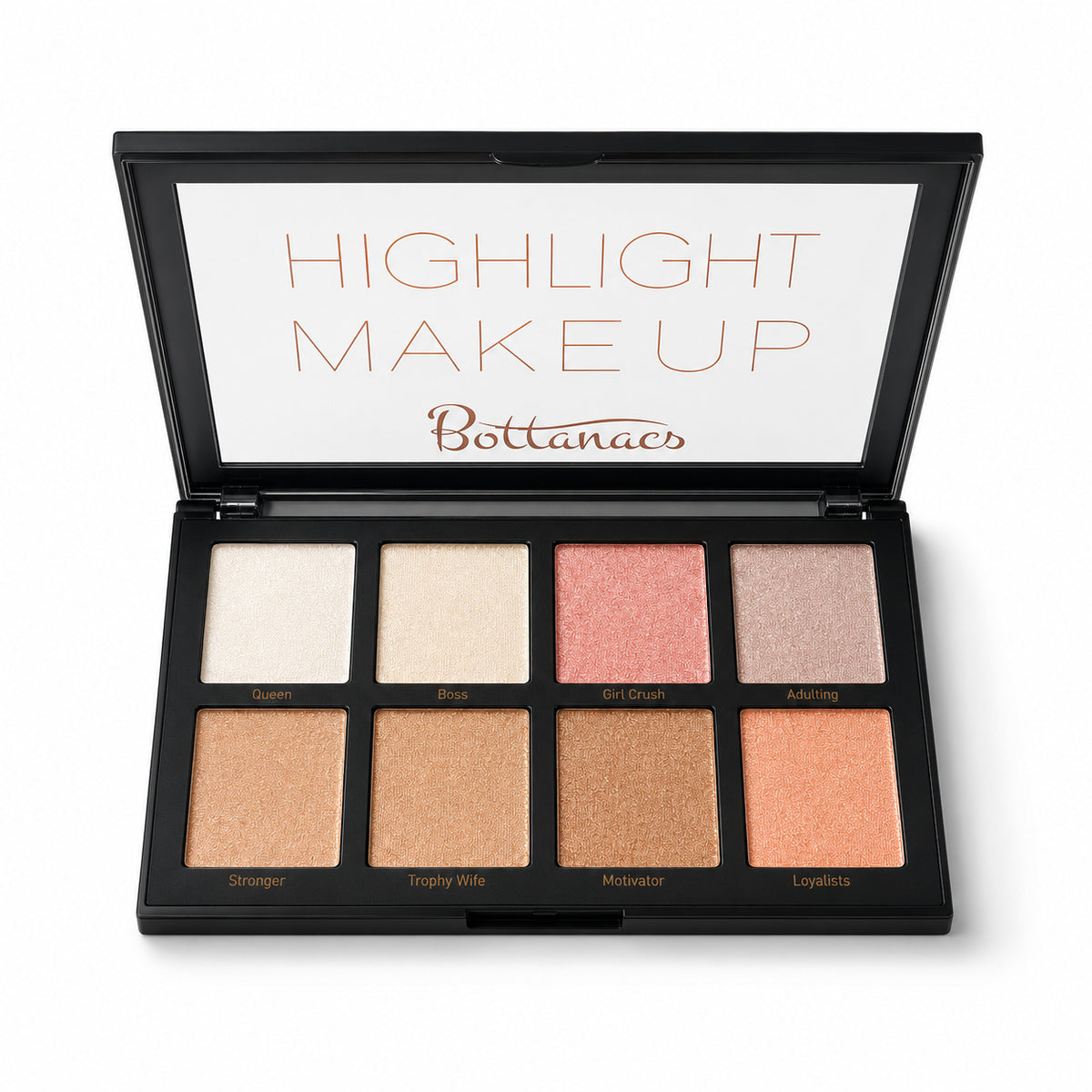 BOTTANACS 8-Shade Shimmer Highlighter Palette – product view 5