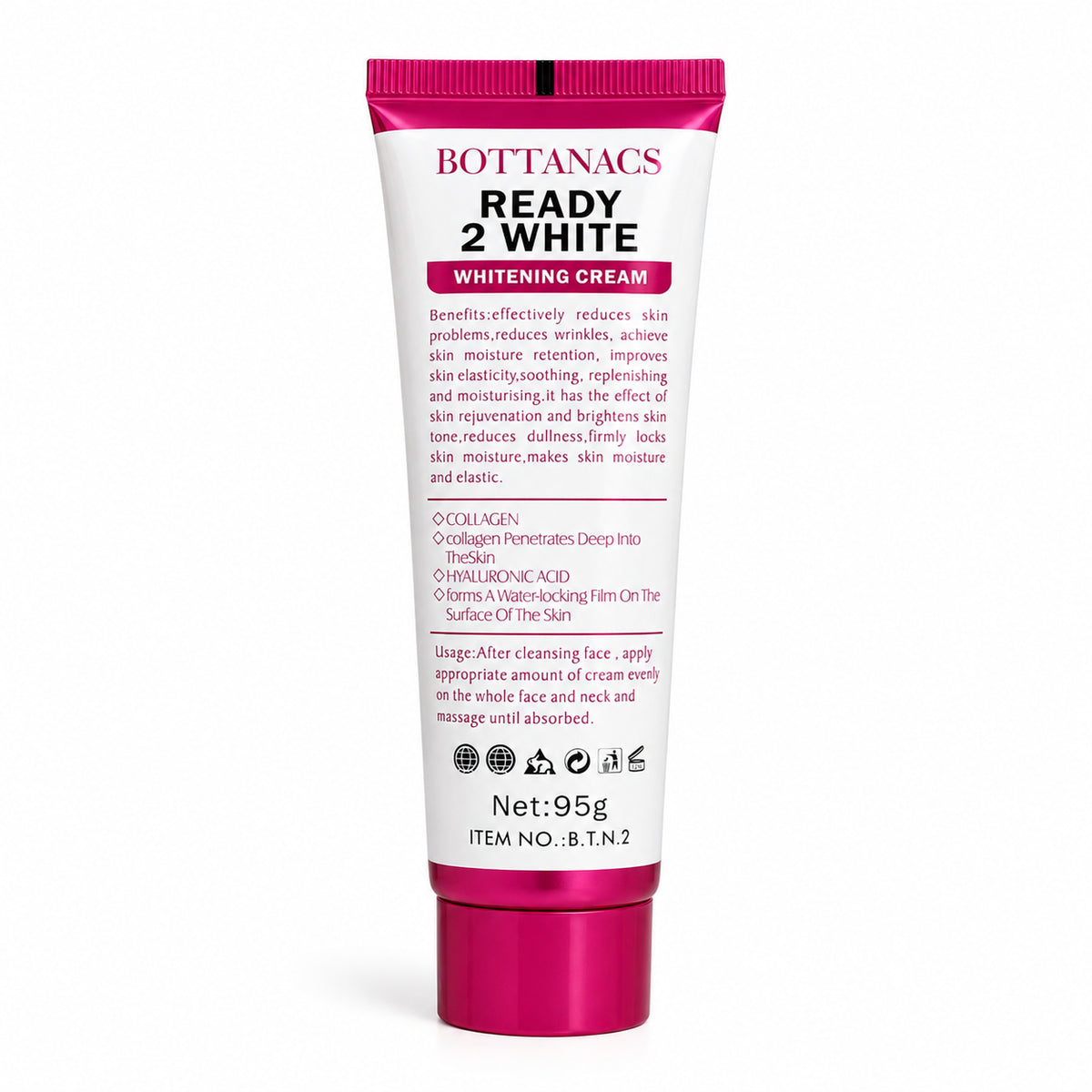 BOTTANACS Korean Formula Ready 2 Glow Cream – 95g – product view 5